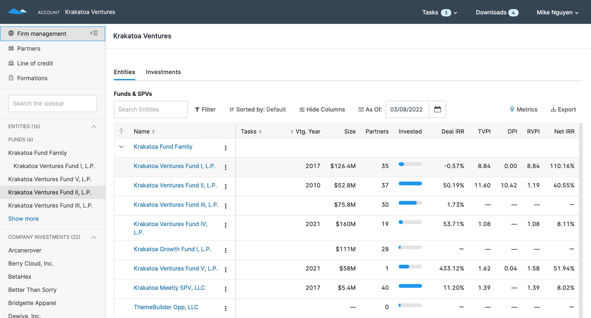 Auditing Carta Funds - Download general ledger | Arcade