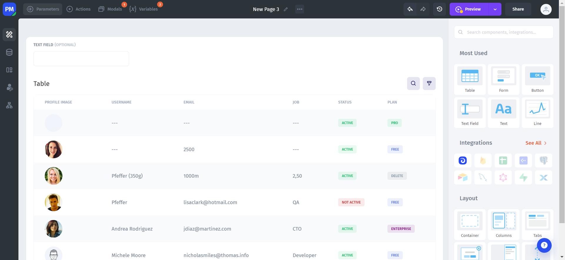 Create a Page Value | Arcade