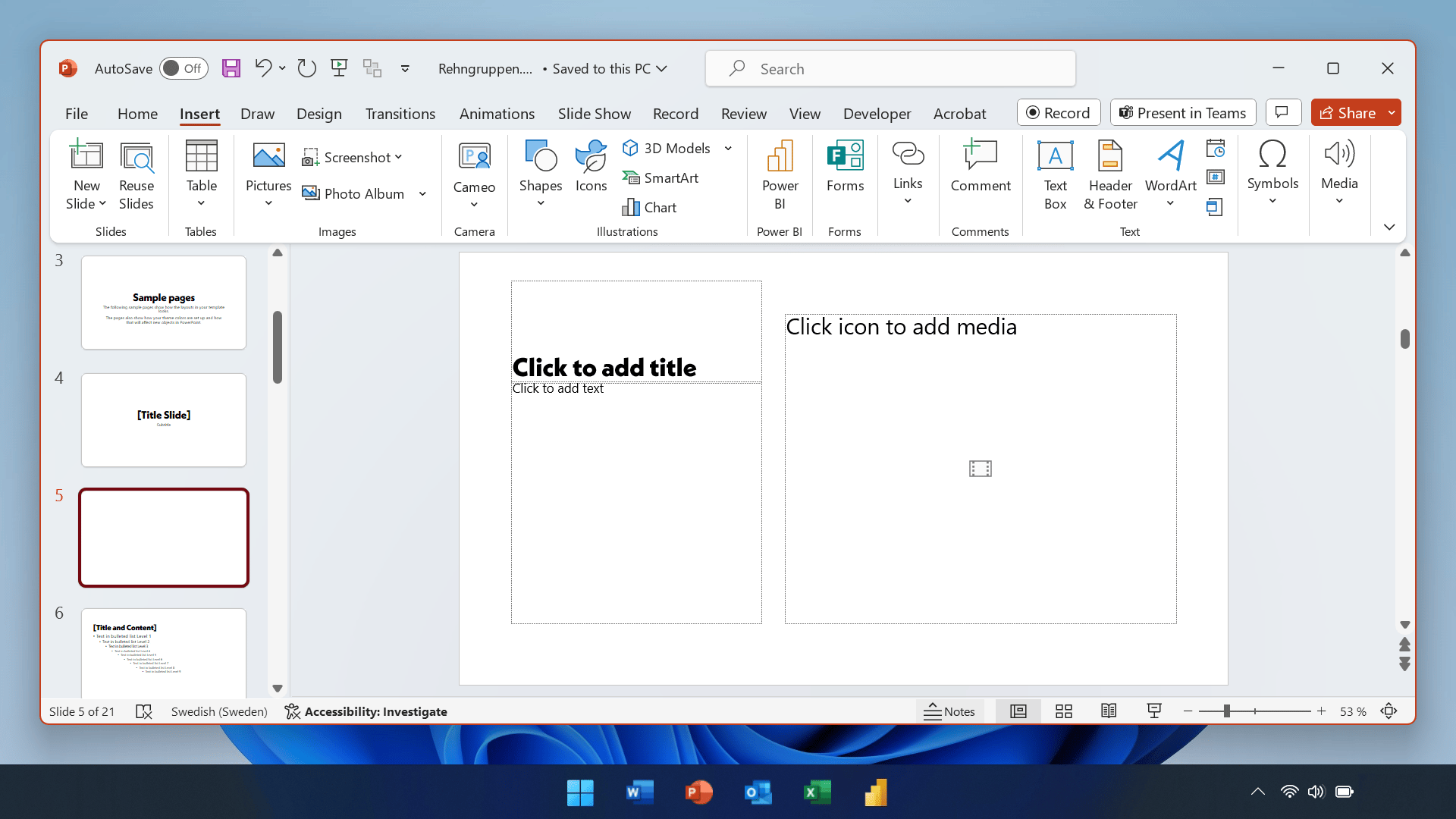 Use notes in PowerPoint