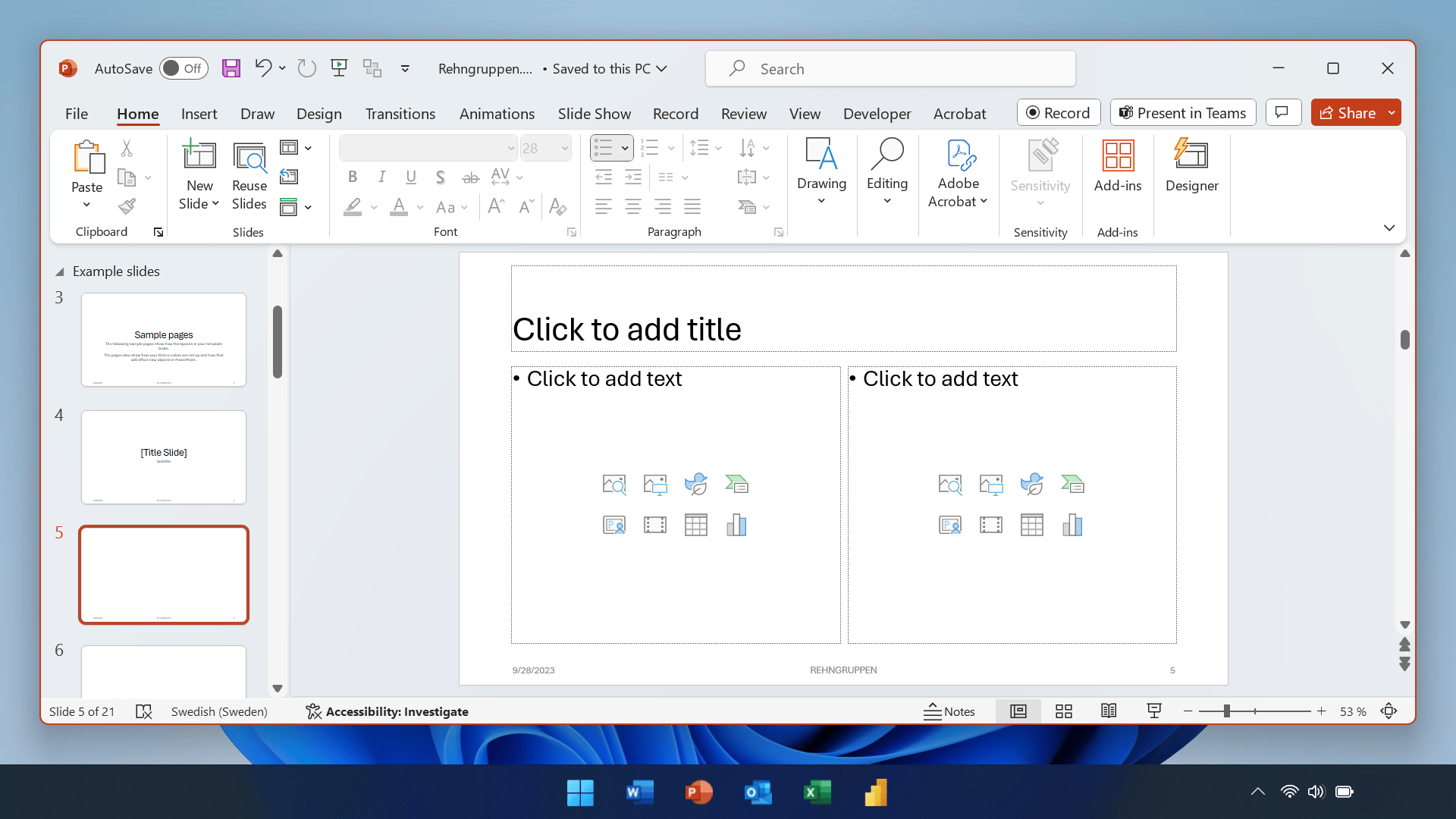 Use gridlines and guides in PowerPoint