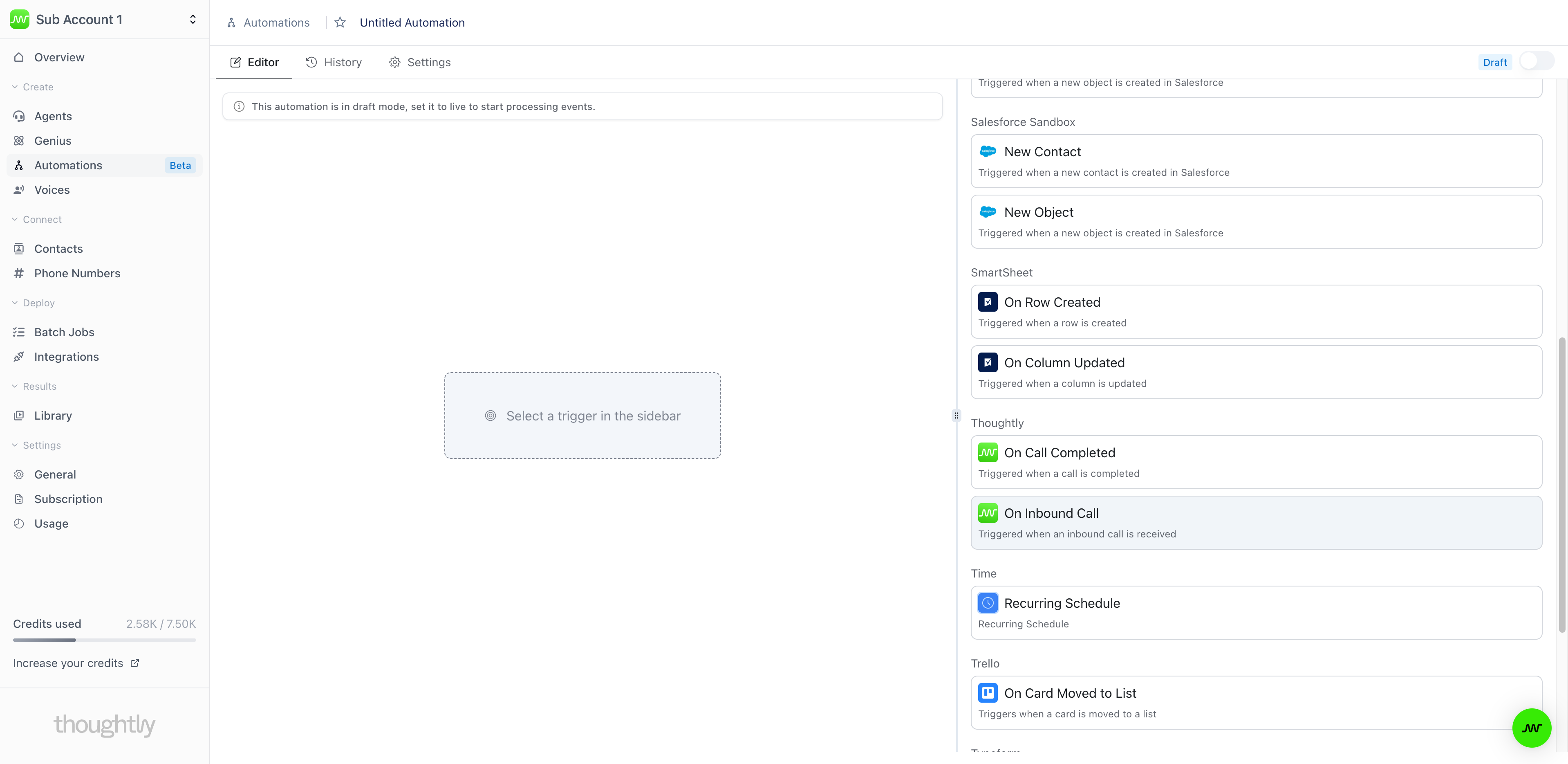 Updating the genius automatically on each call