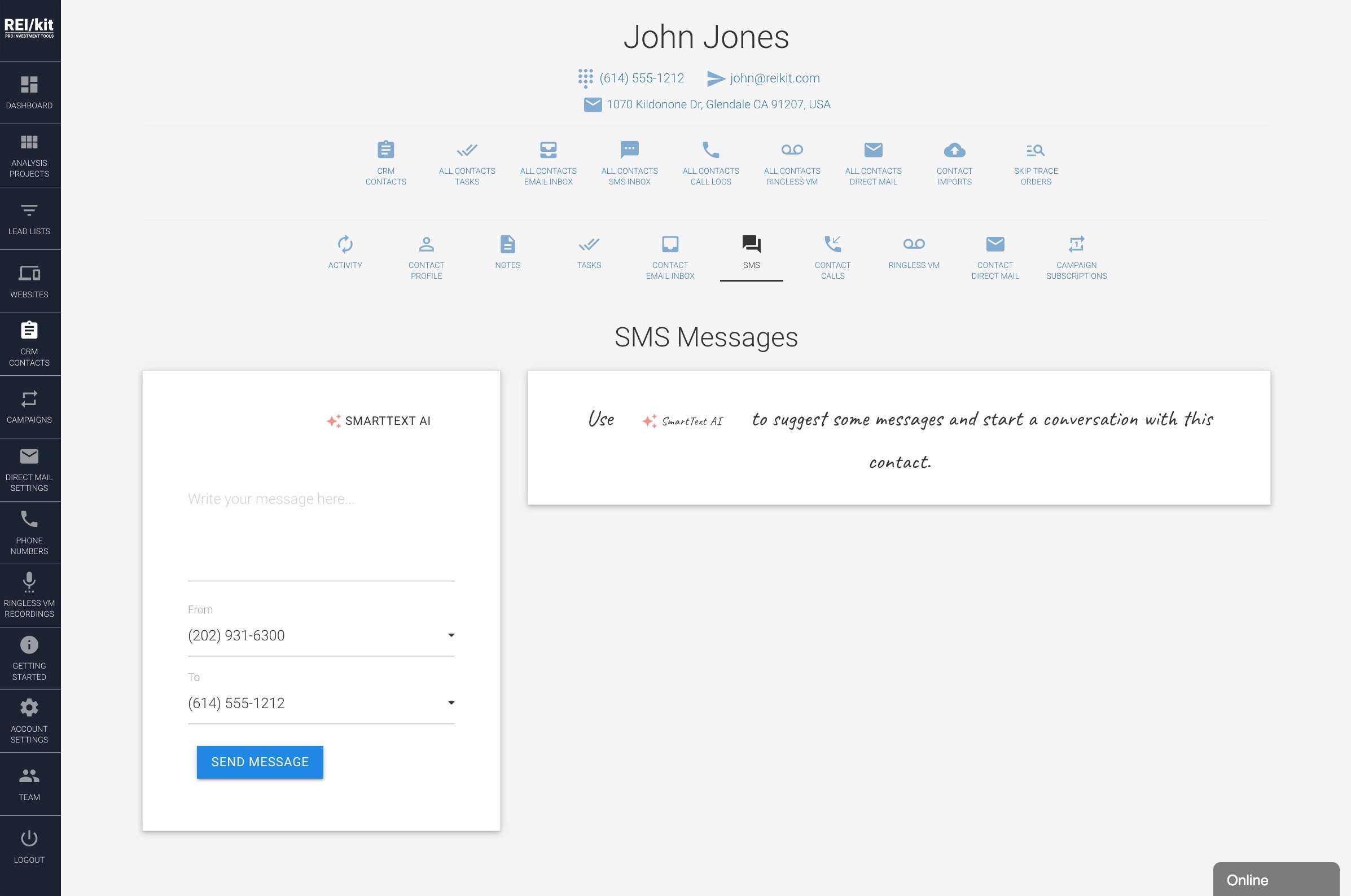 Click to launch the SmartText AI Generator
