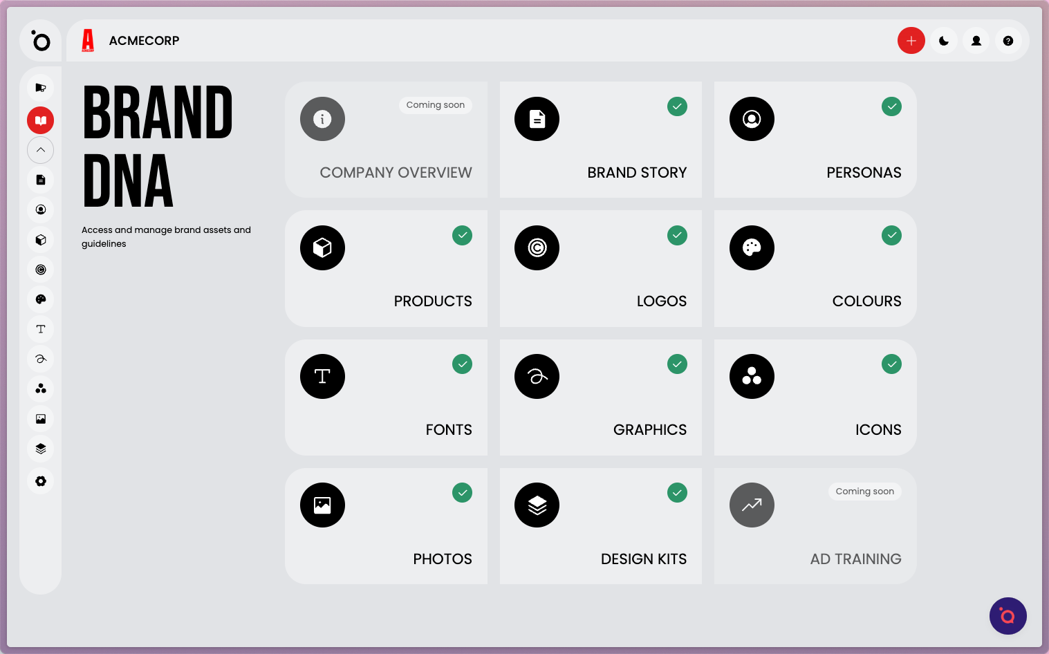 Open Design Kits to access your uploaded templates.