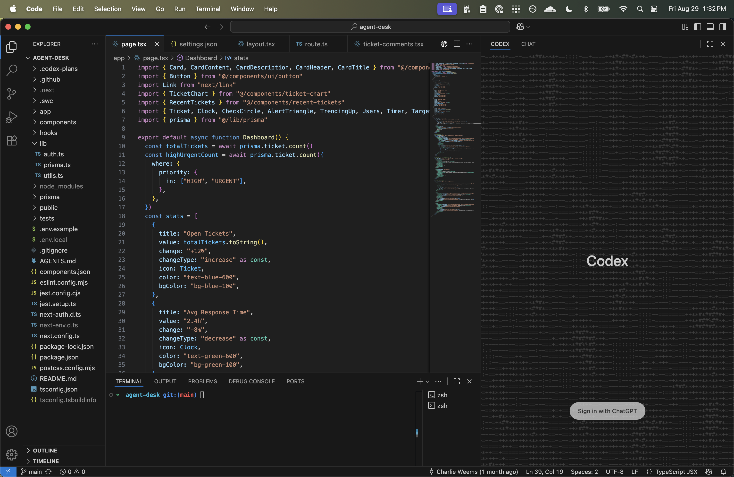 Simple sign in process using your ChatGPT account. No API key necessary