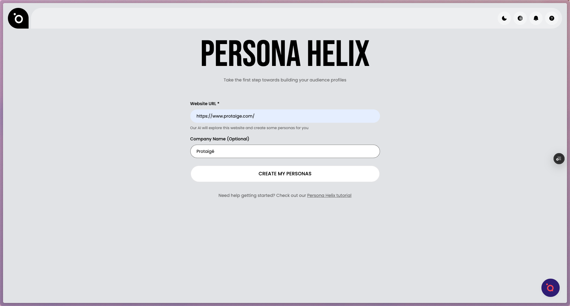 Add your company name.