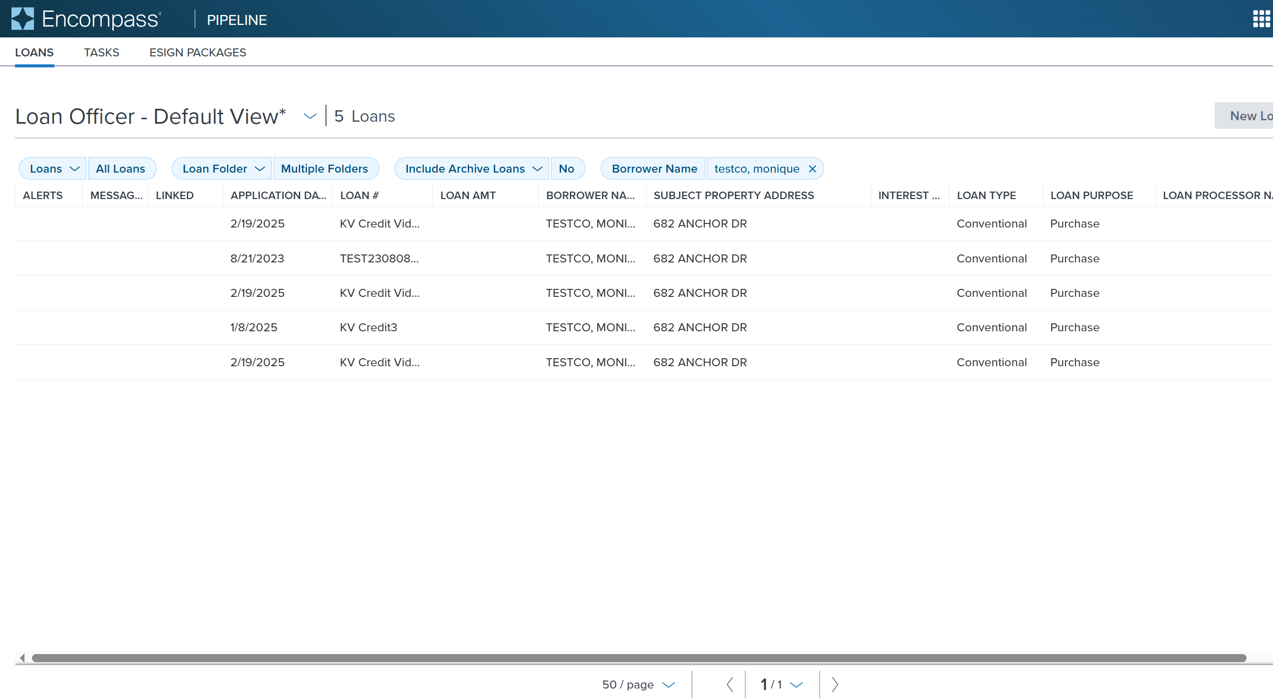 To submit a request or update an existing credit report, you need to access the Credco Integration screen within Encompass. 