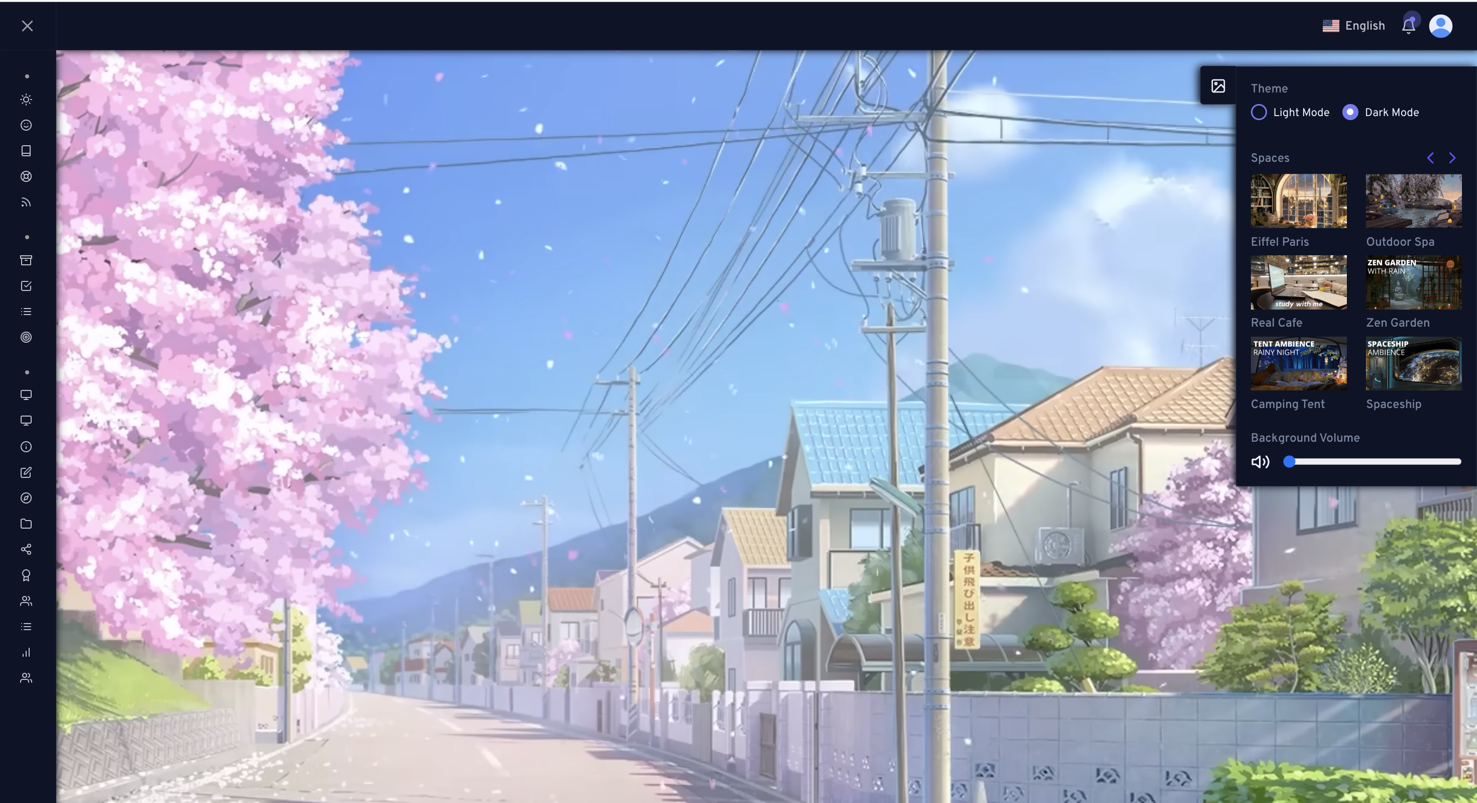 Easily switch between light and dark modes