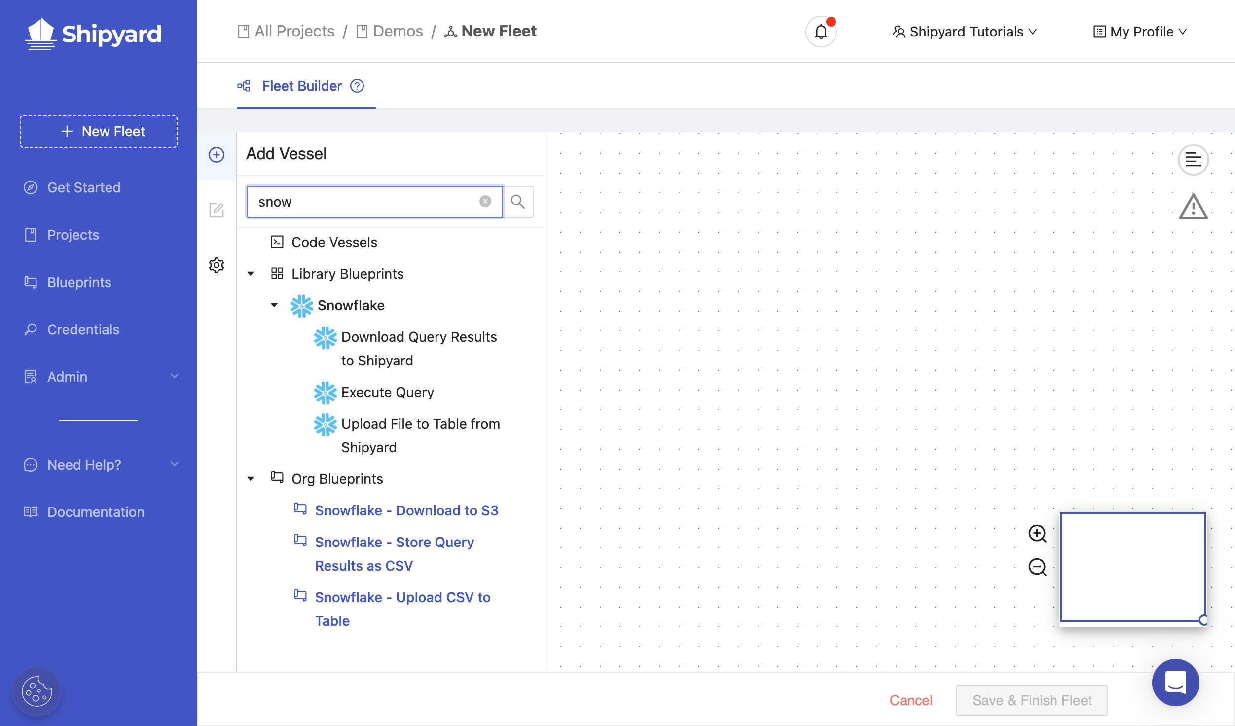 Click to use the Download Query Results to Shipyard Blueprint 