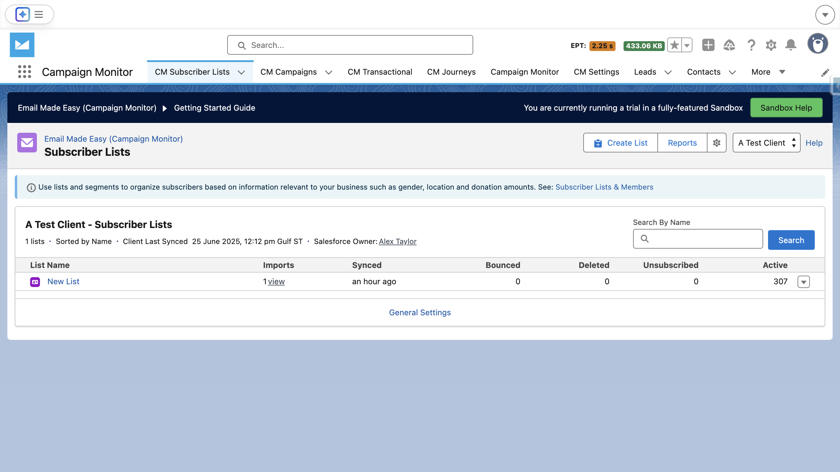 If you have our full permission set you can click on the CM Settings tab.