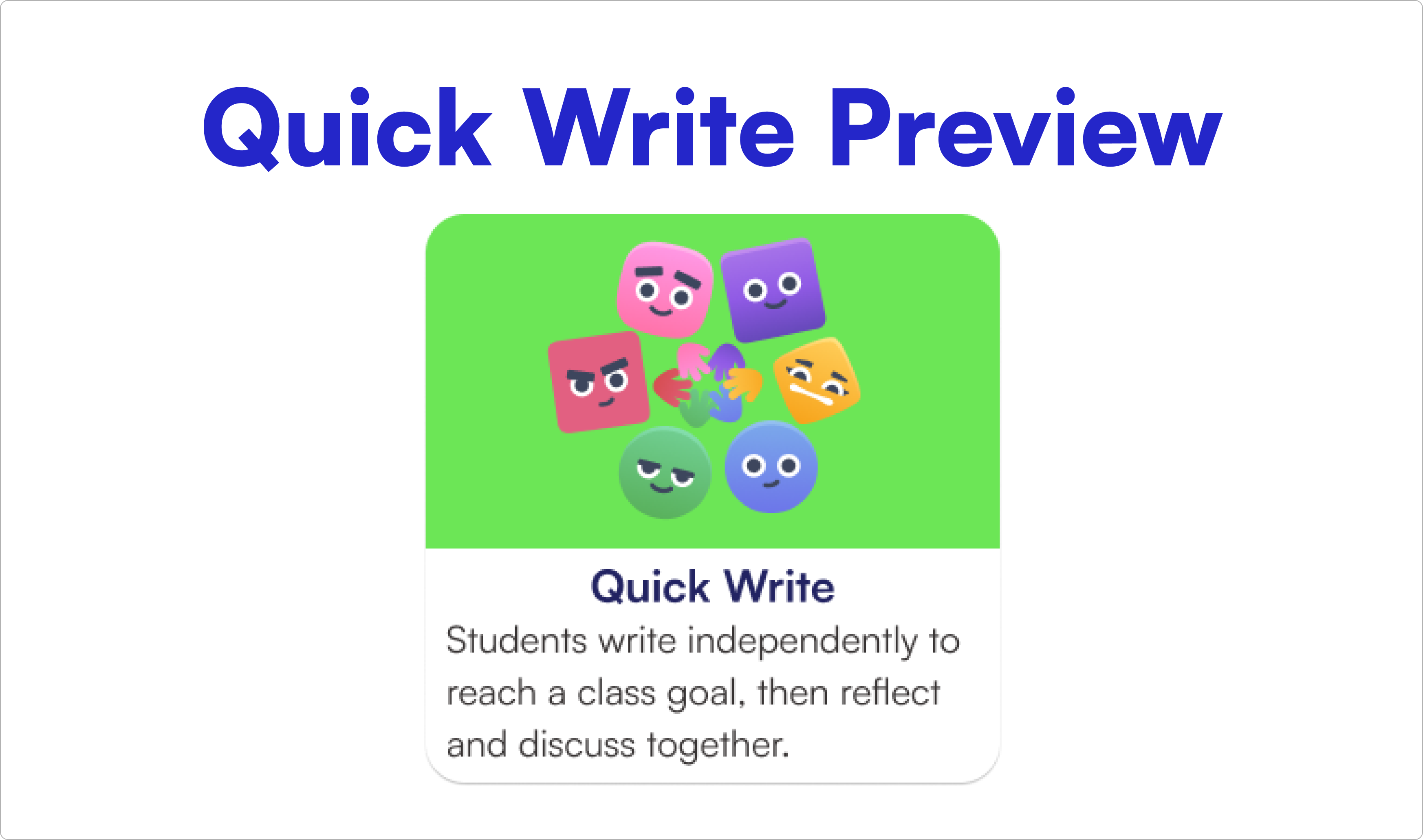 Click here to begin