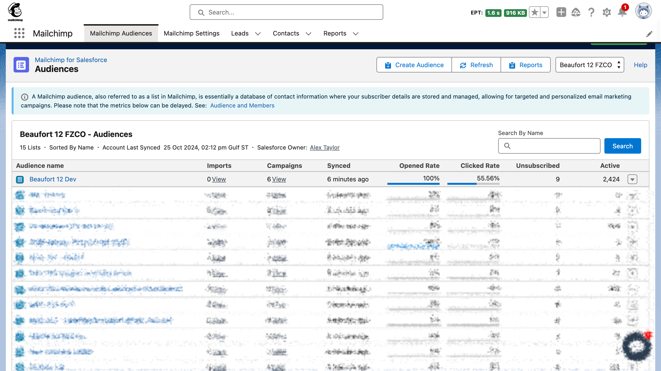 If you are working with a custom email address field in Salesforce you will need to setup field mappings to override the standard email field per audience.