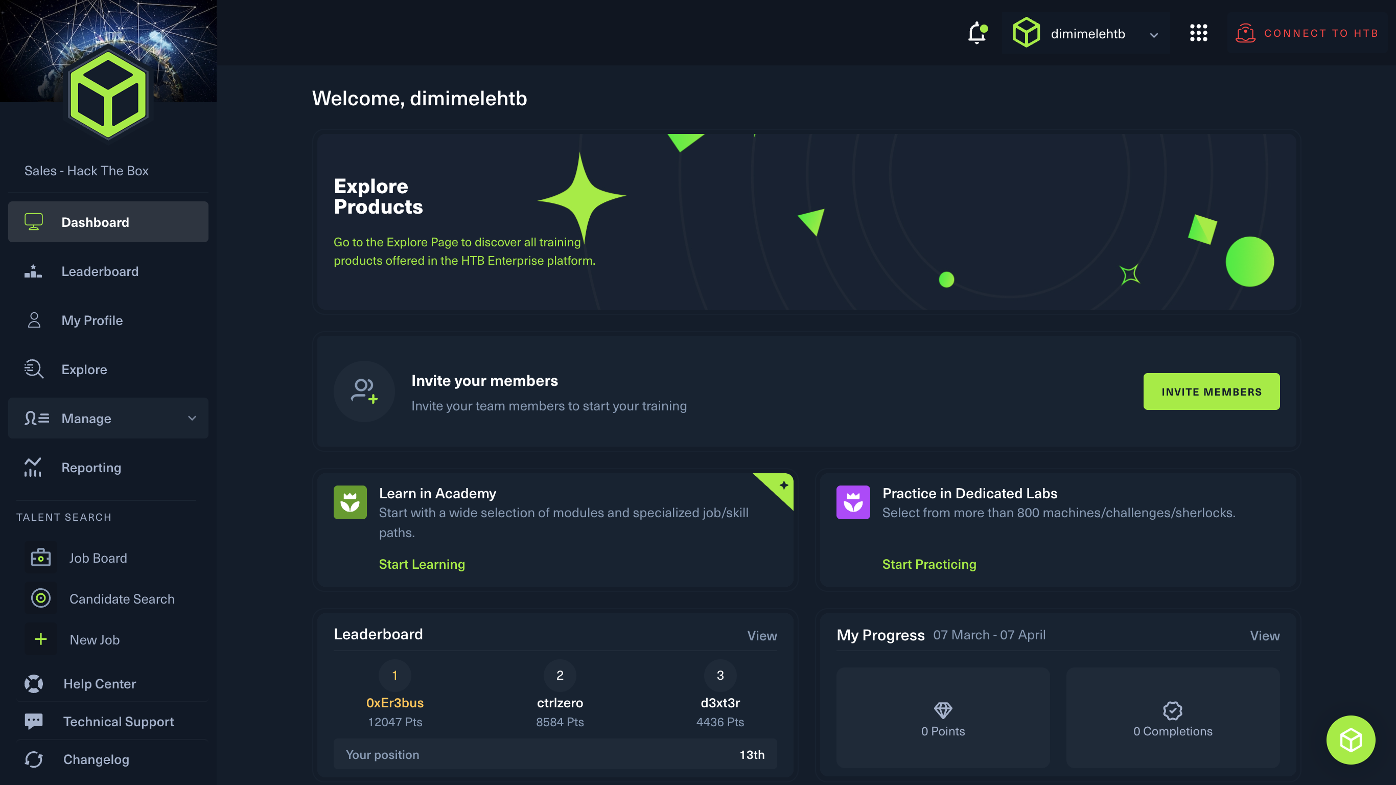 🌐 Effortlessly manage your organization's Hack The Box Profile in two simple steps.

Learn to 