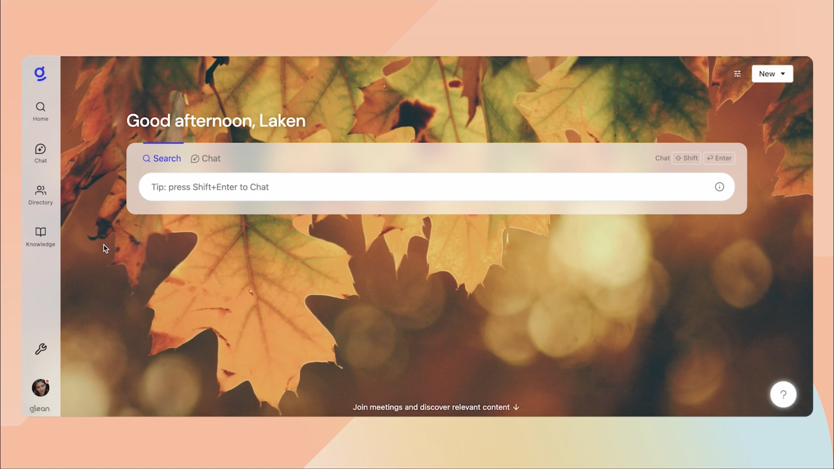 Glean lets you quickly access all of your company data and docs in one place. 