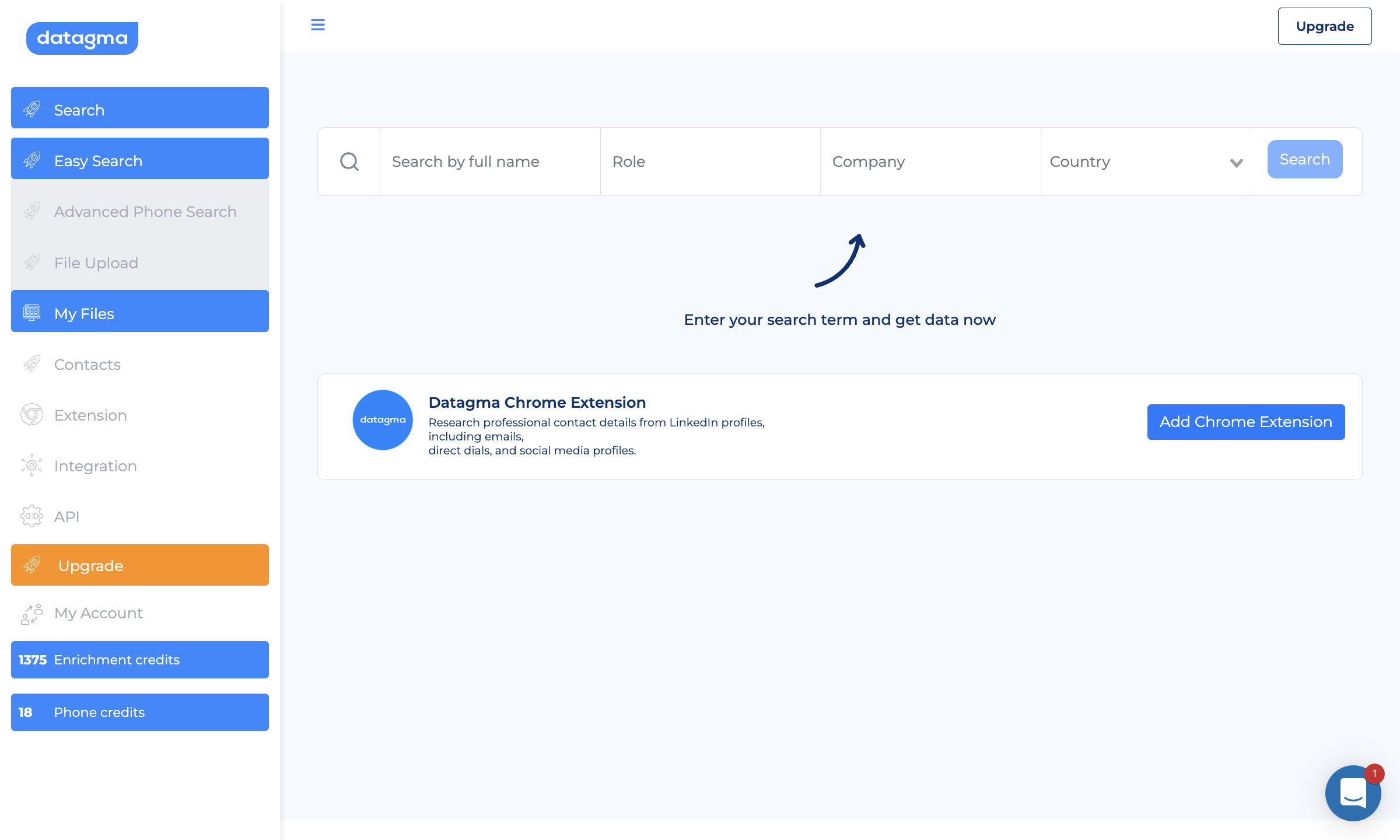 Click on the Extension in the menu to install it