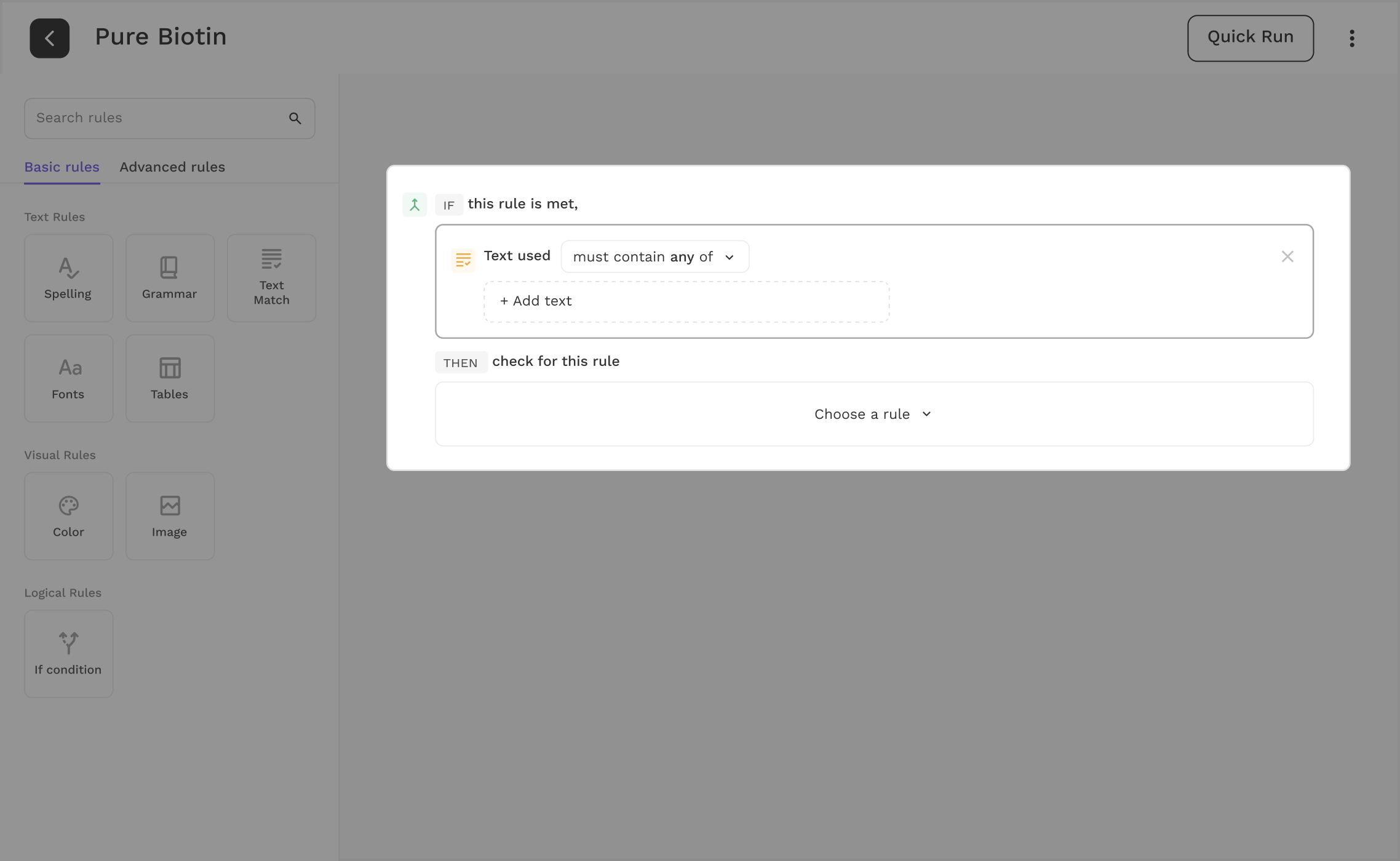 With the right combination of rules and logic, ComplyAI can be used to run accurate reviews and simplify revisions.