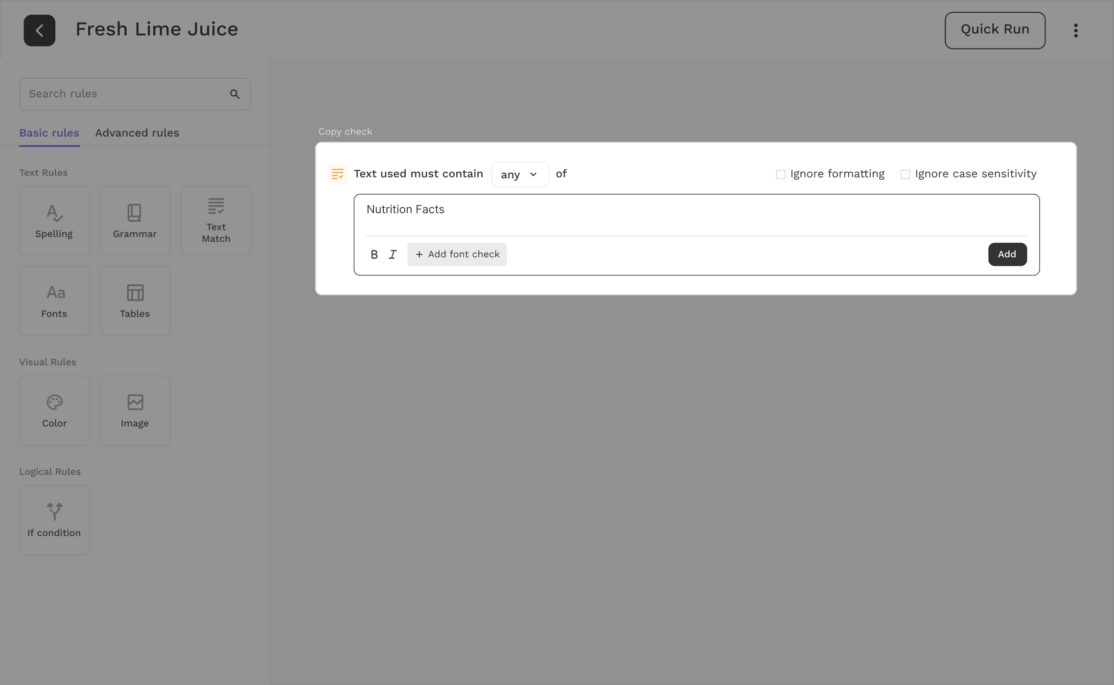 Run a 360-degree review on any text and verify all regulatory requirements in one go!