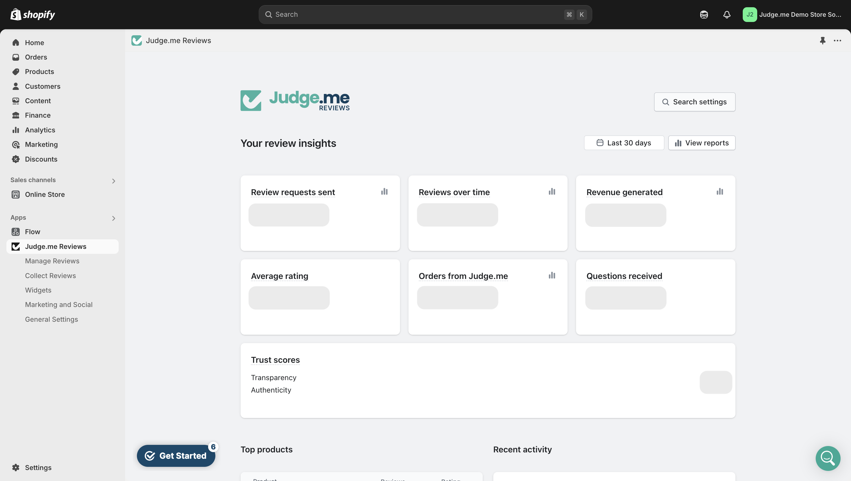 Click **Manage Reviews**.