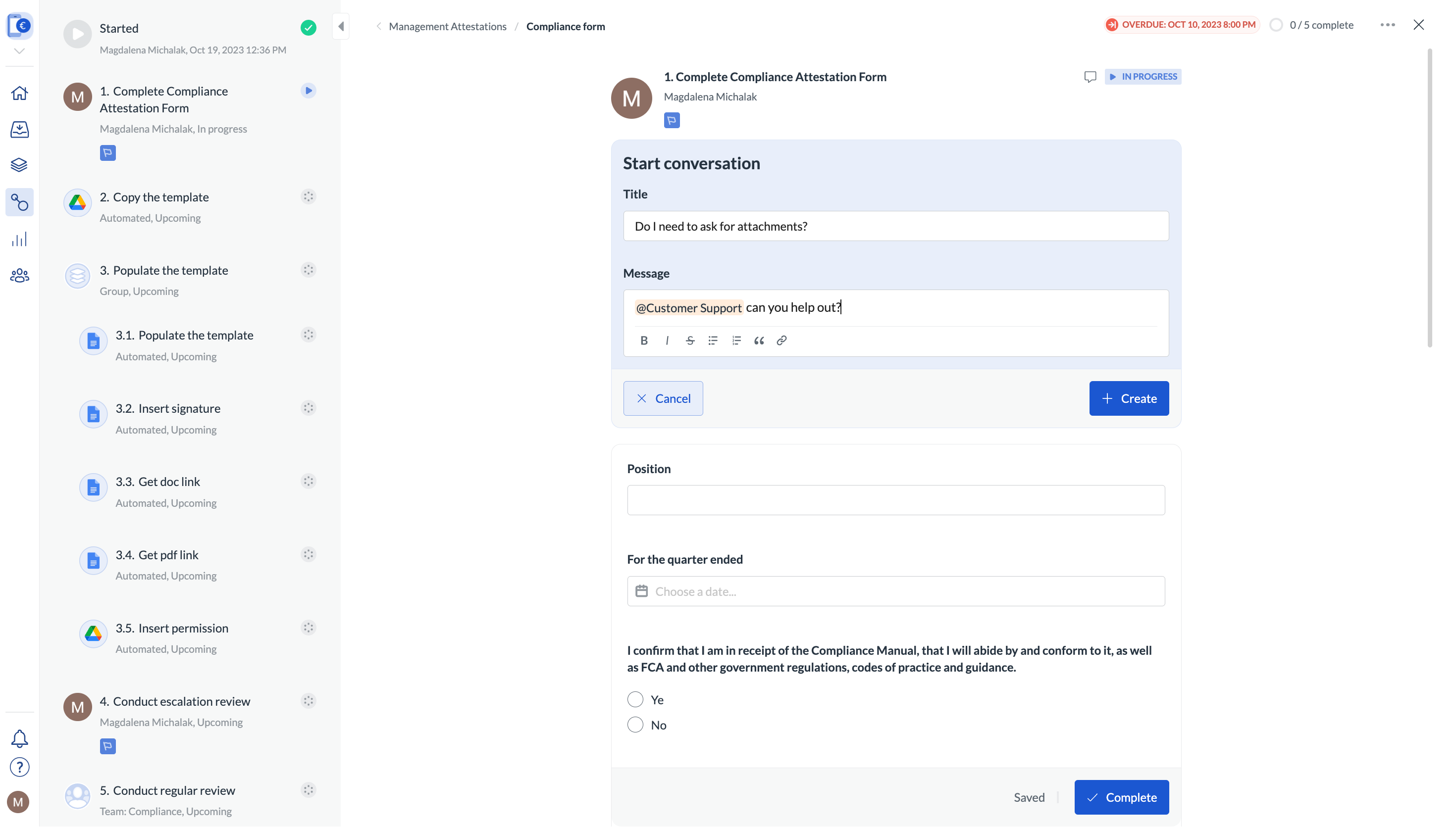 Collaborate on tasks to solve issues and get help!