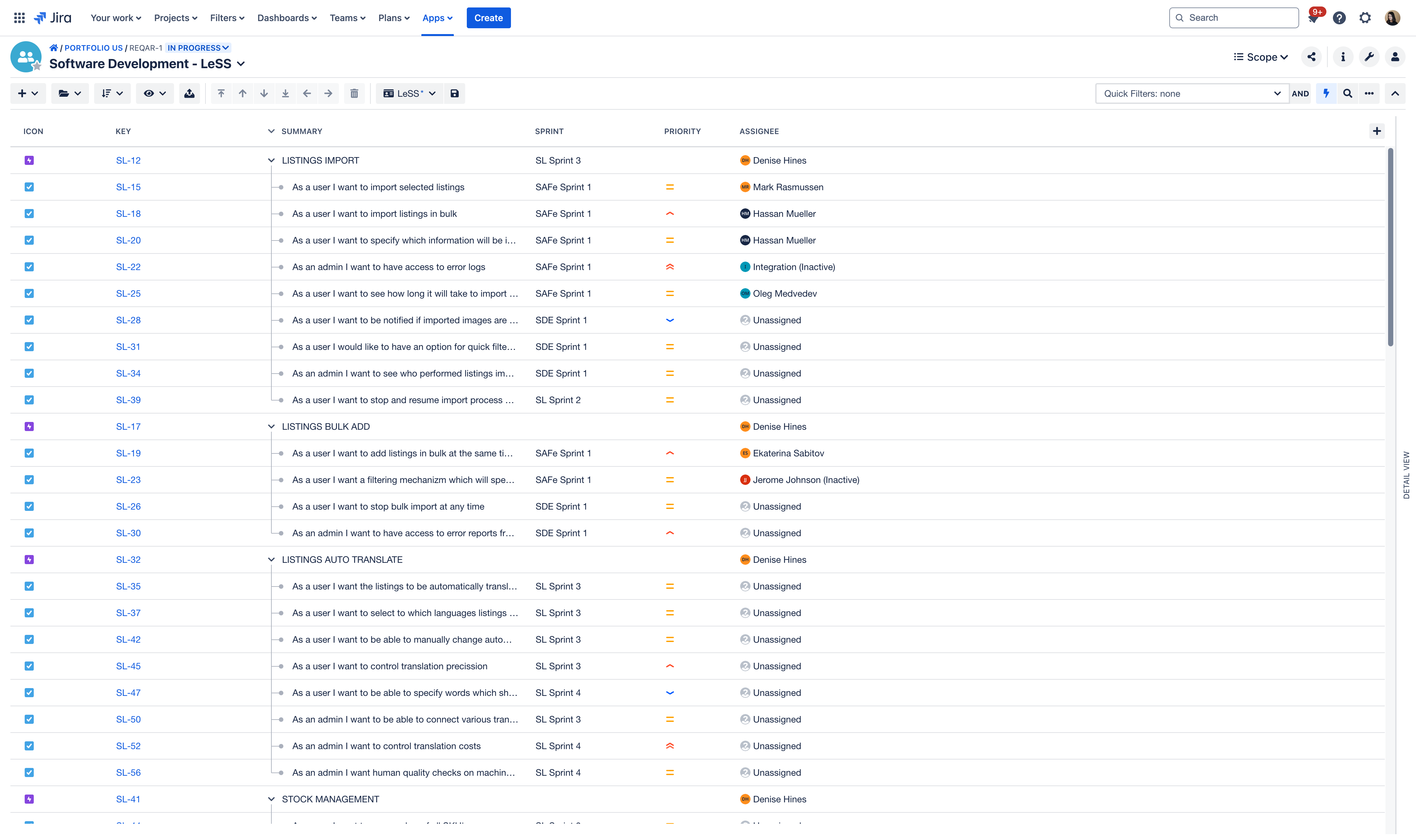 Add a column you want to use for grouping