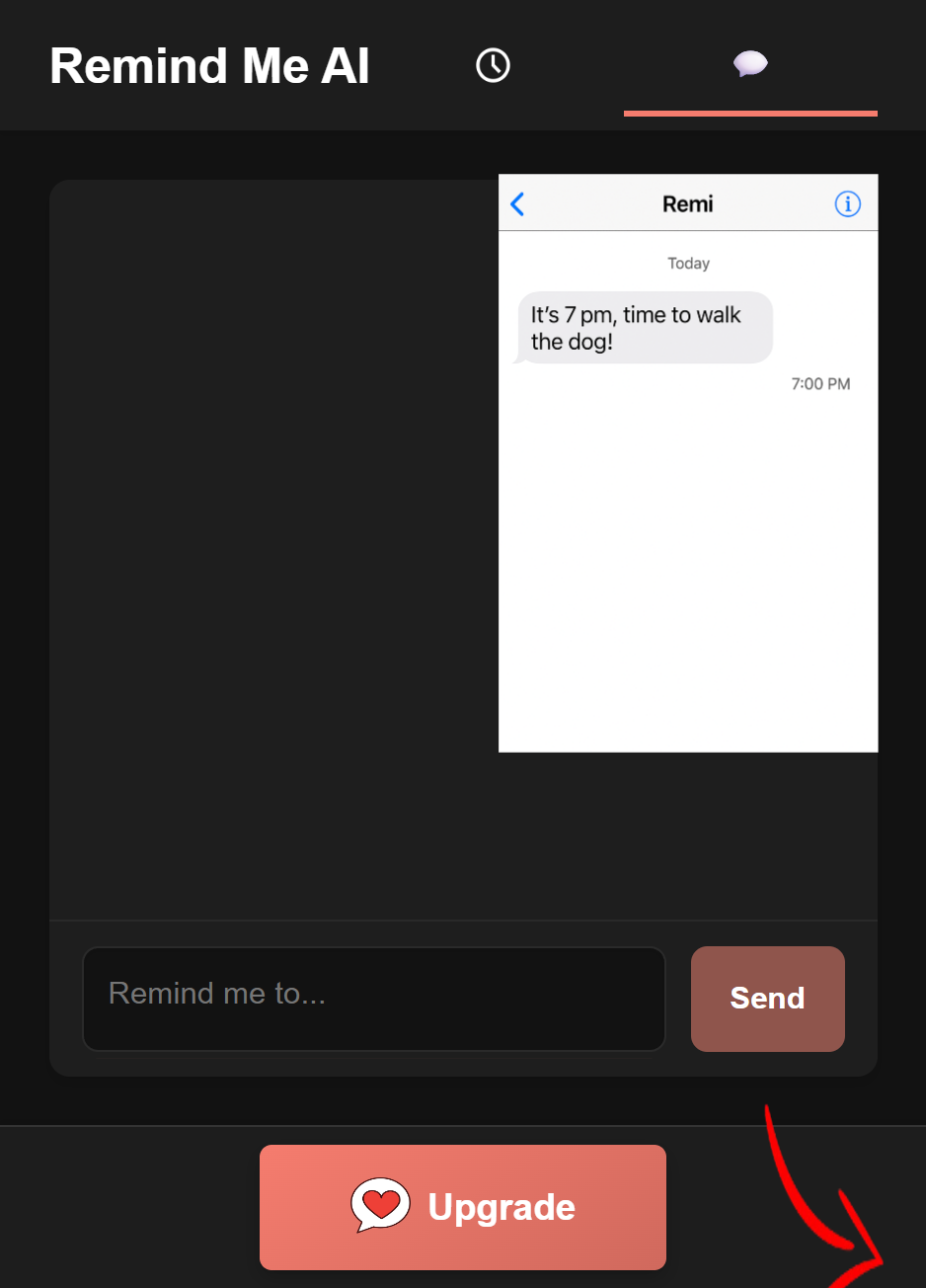 Check out how to schedule a text to yourself
