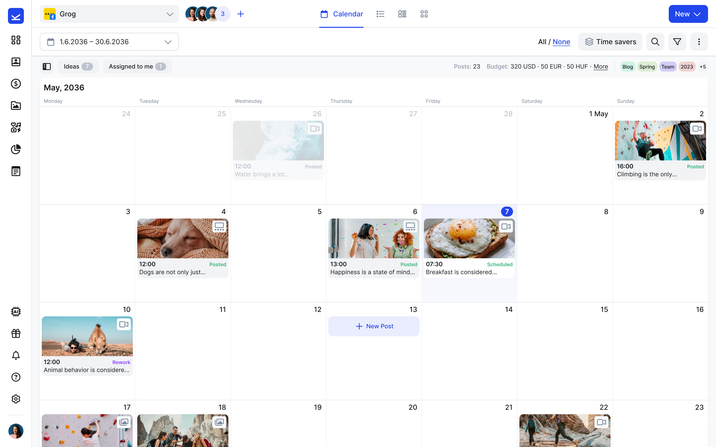 Let's create a post!