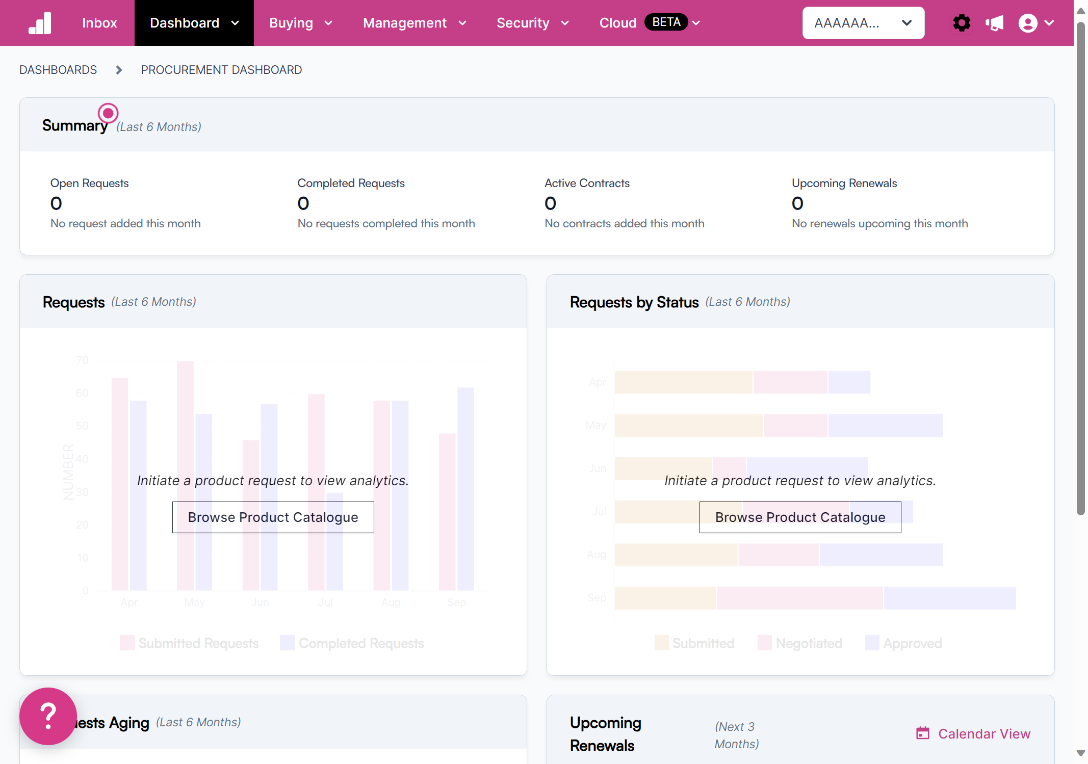 Go to Settings from the Spendflo dashboard page