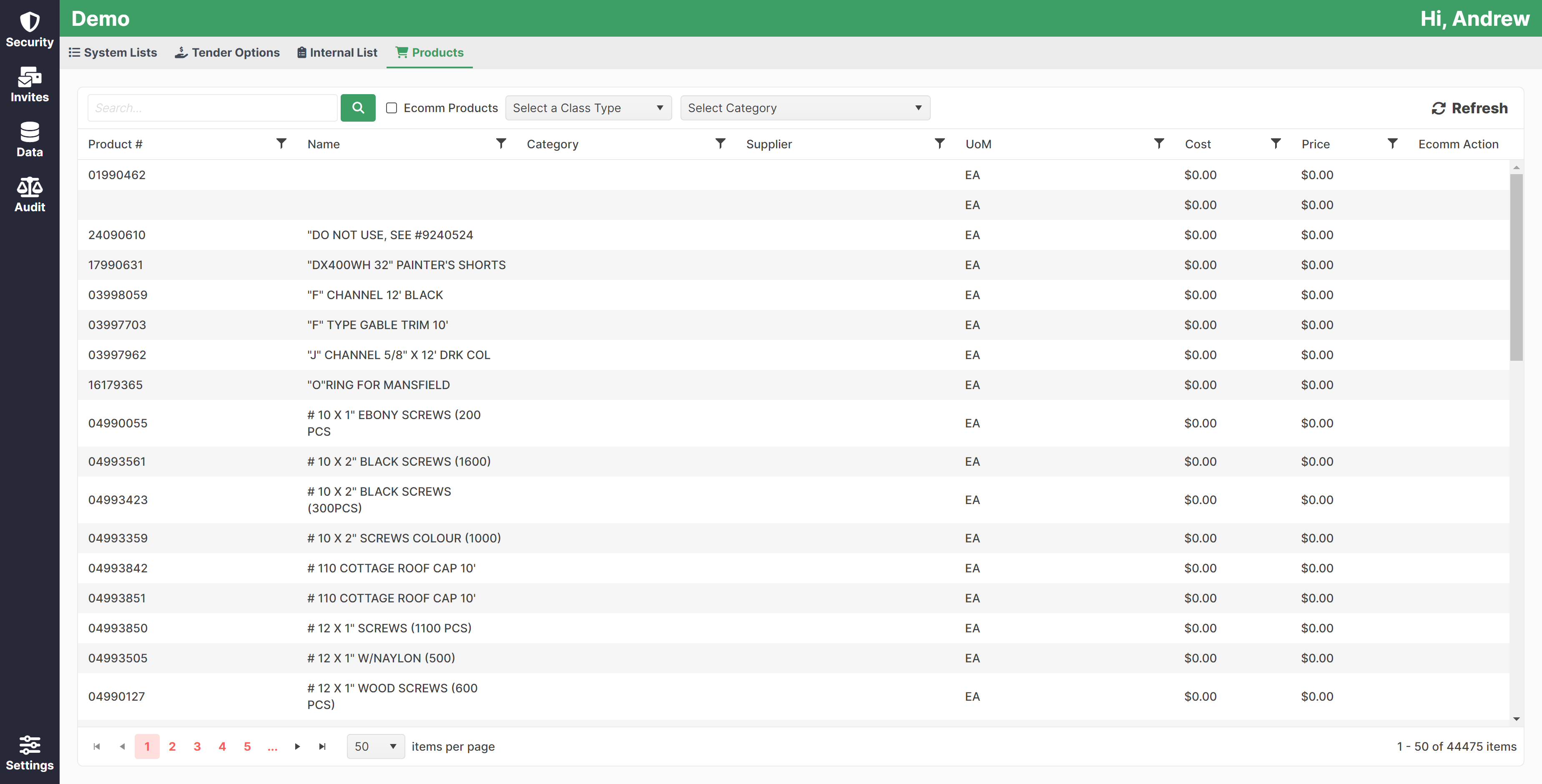 Checking Ecomm Products will list all products that are eligible to be uploaded to ToolBx.  These are products that are in  a linked product category.  