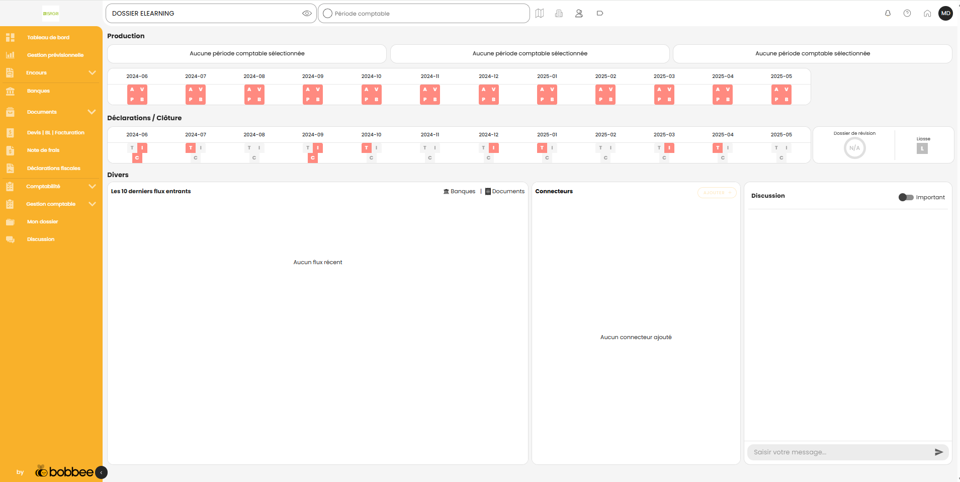 Pour importer le FEC dépliez le menu Comptabilité.