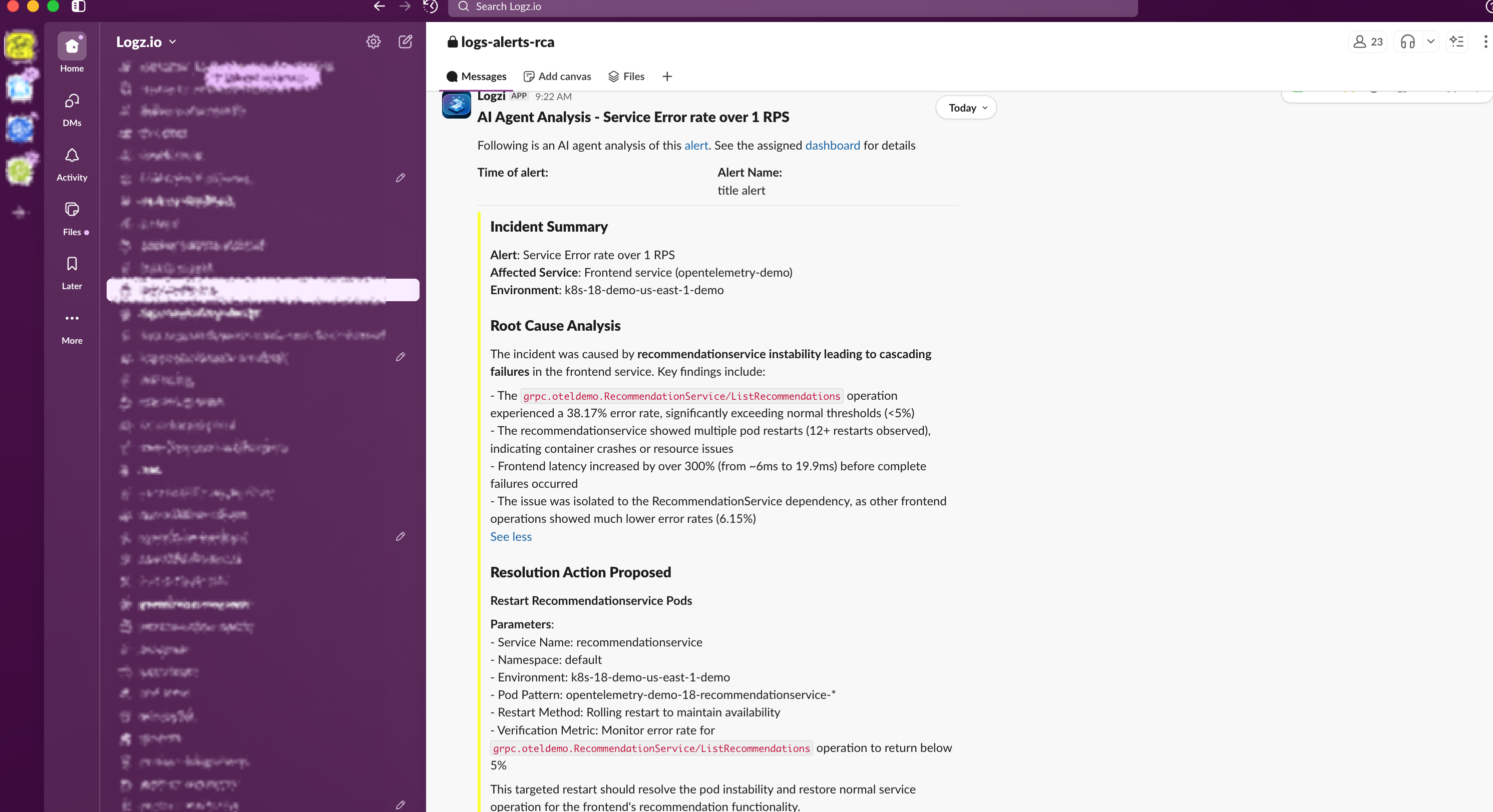 With a link straight to the right **dashboard! **Cutting investigation time when every second counts. 