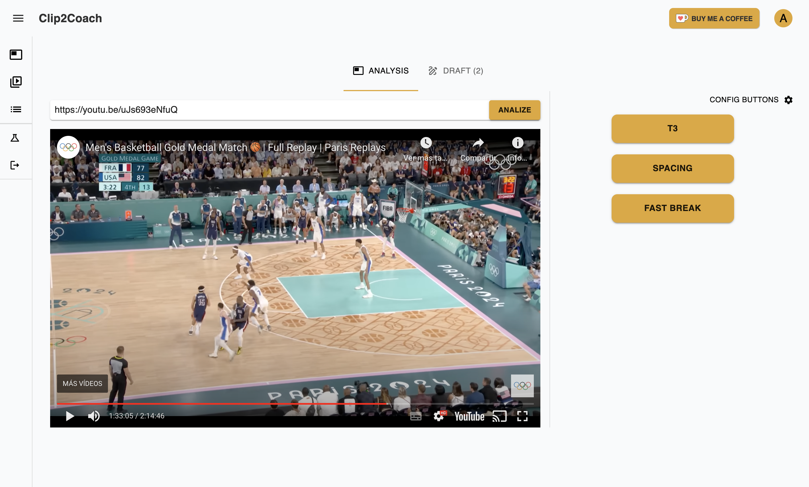 Copy and paste the link from any online video (YouTube, Vimeo, Twitch, and more).