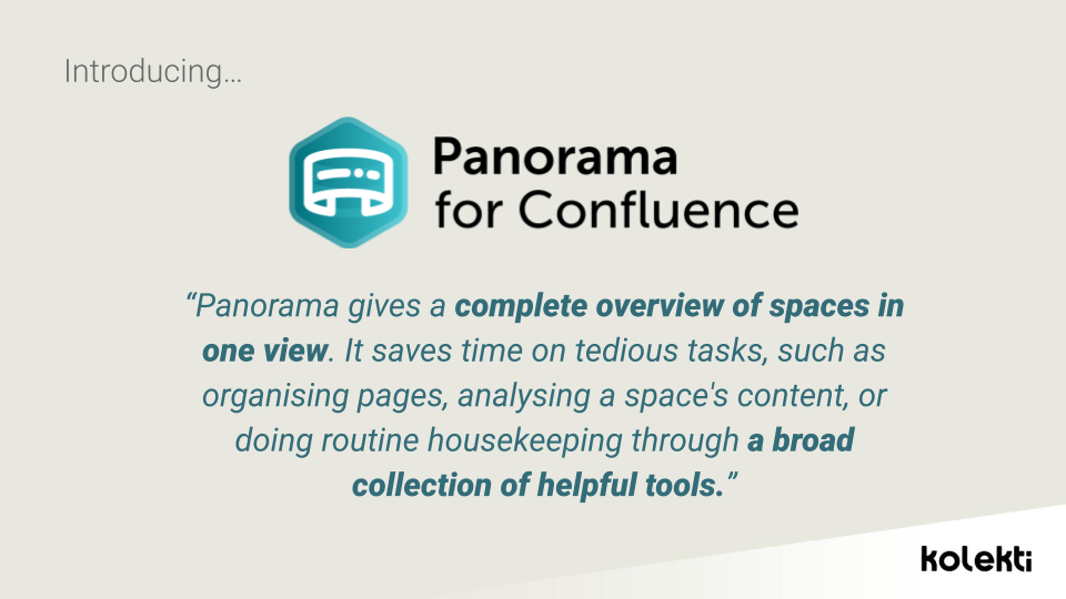 Let's get started with Panorama