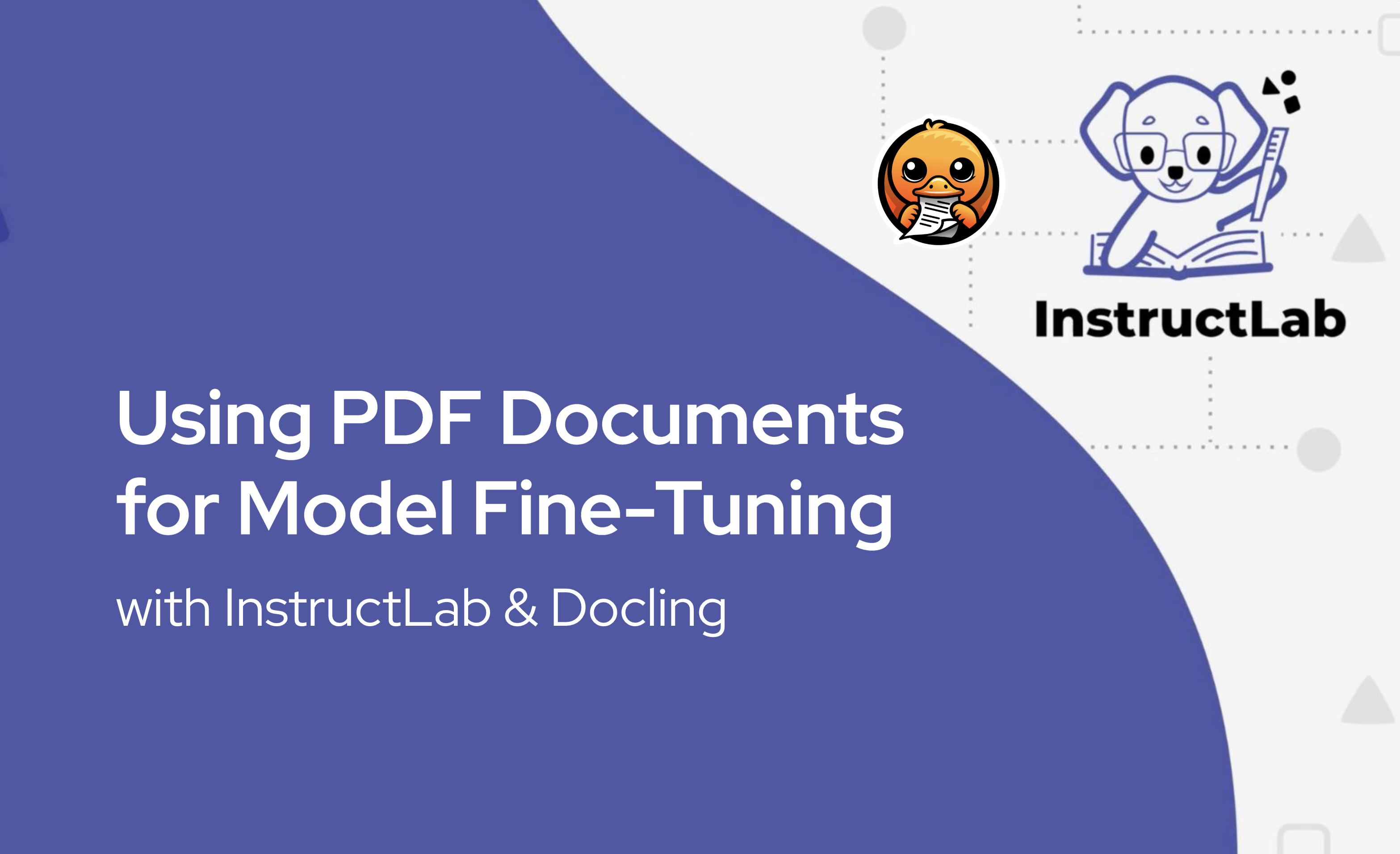 Want to train a model using your personal or organizational knowledge with PDF documents? Let's begin!