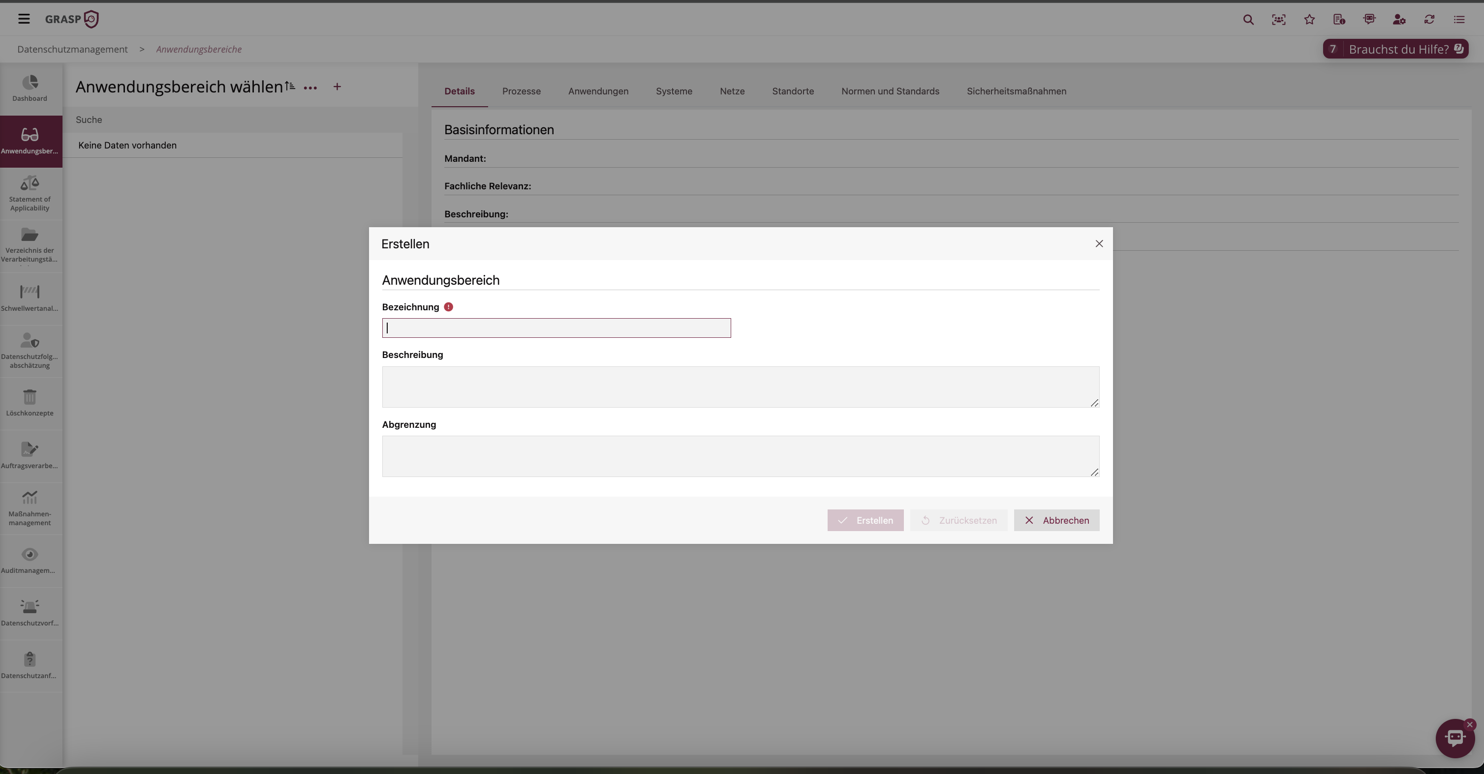Zur DSMS-Übersicht