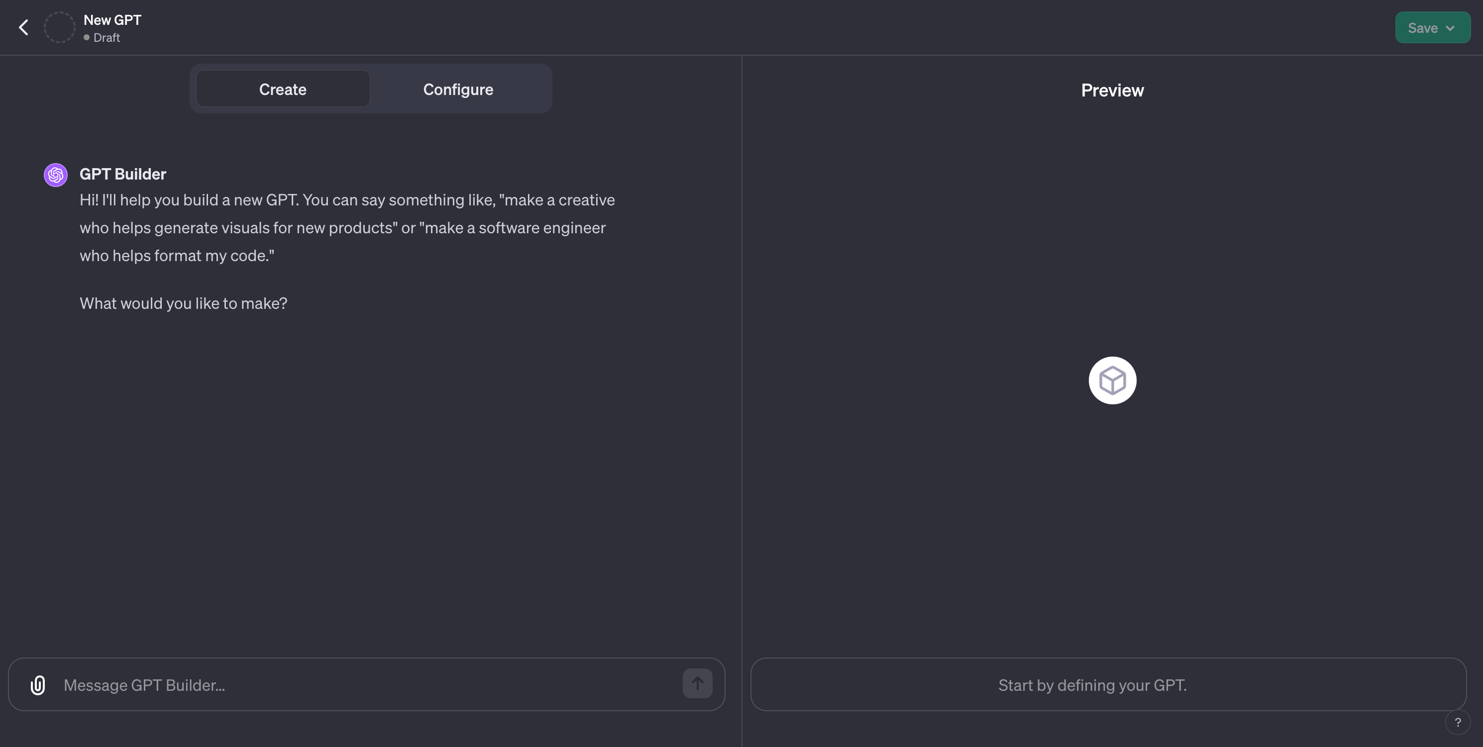 Experience the future of AI with ChatGPT's powerful configuration options.