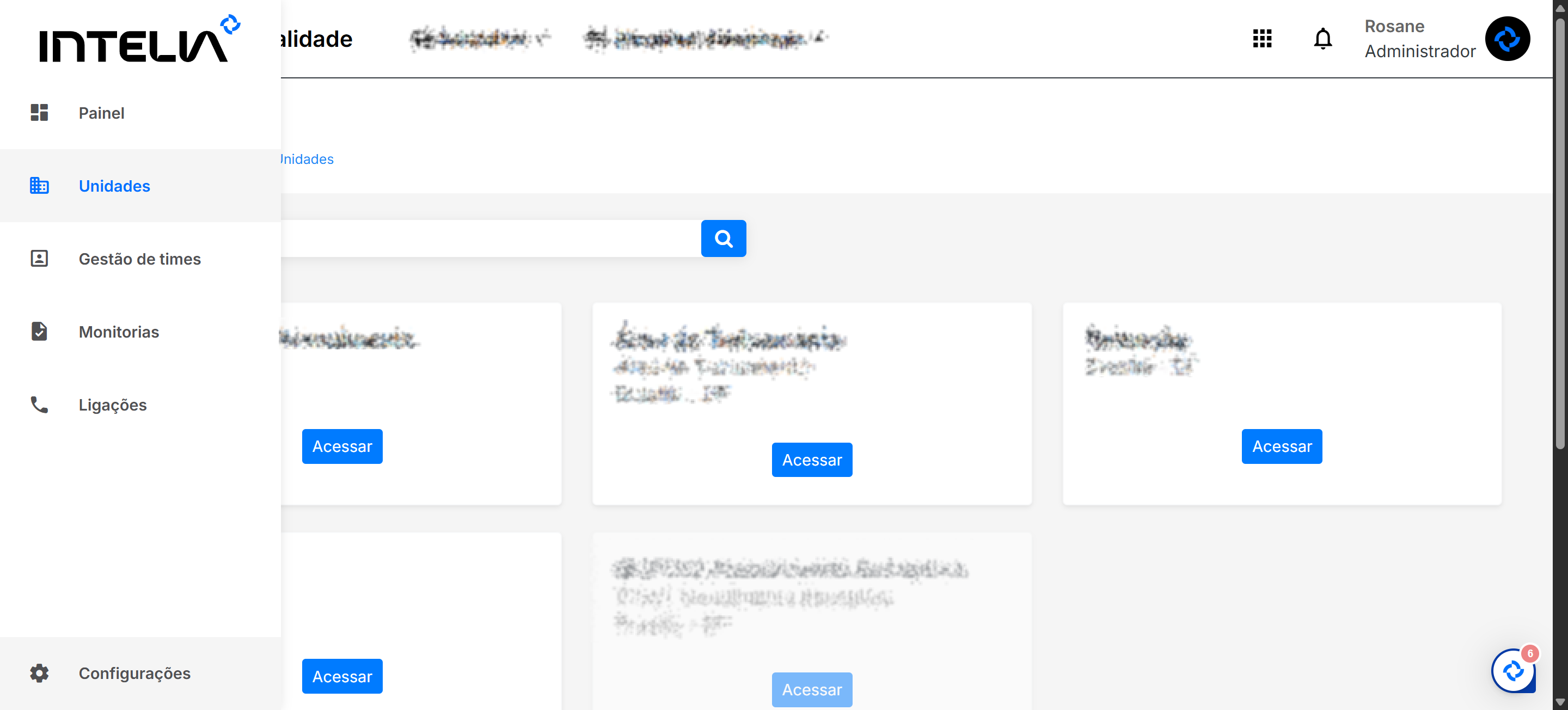 Navegue até as *"Configurações"* para começar a configurar as opções de gerenciamento da sua equipe.