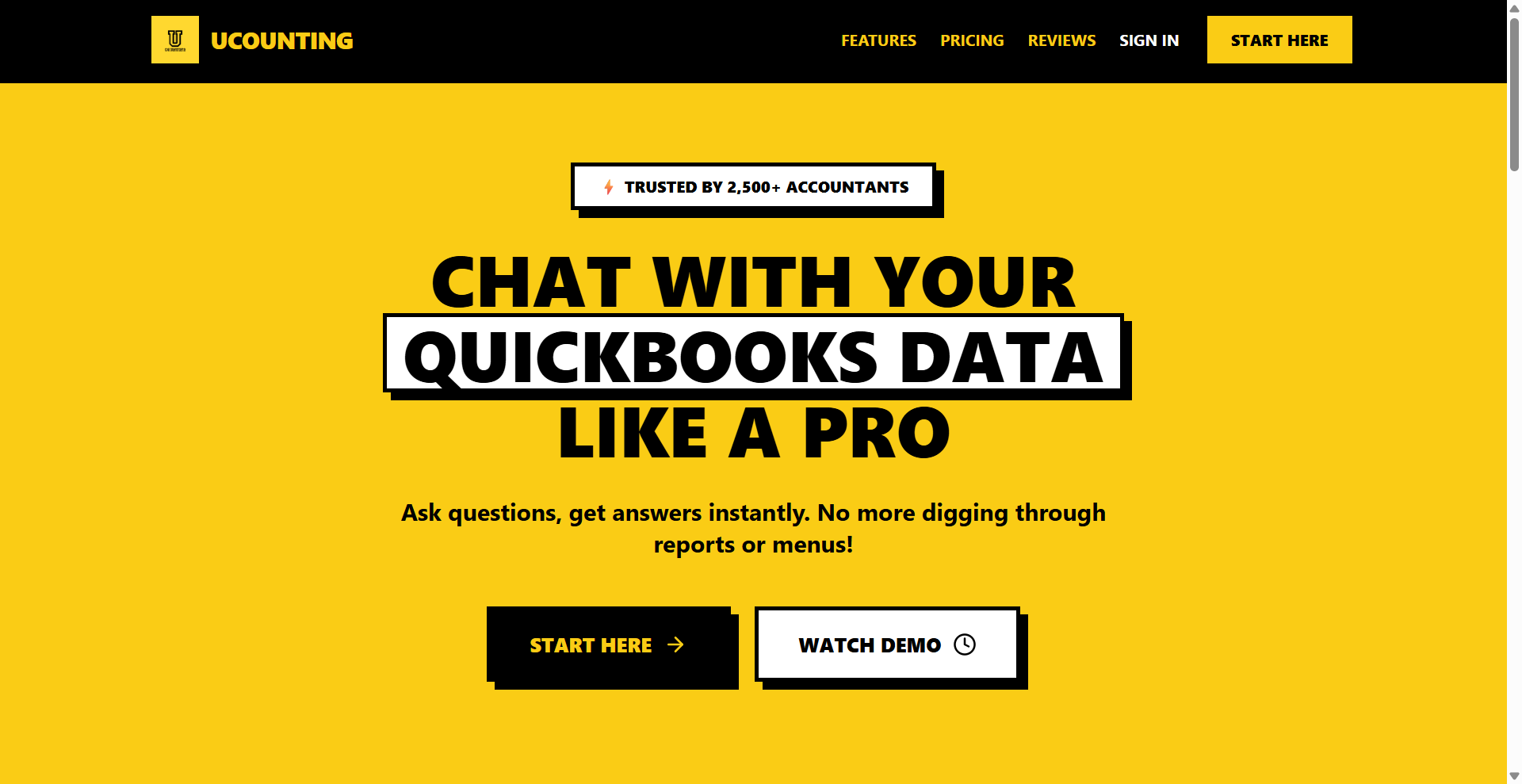 Sign in to experience seamless conversations with your QuickBooks data.