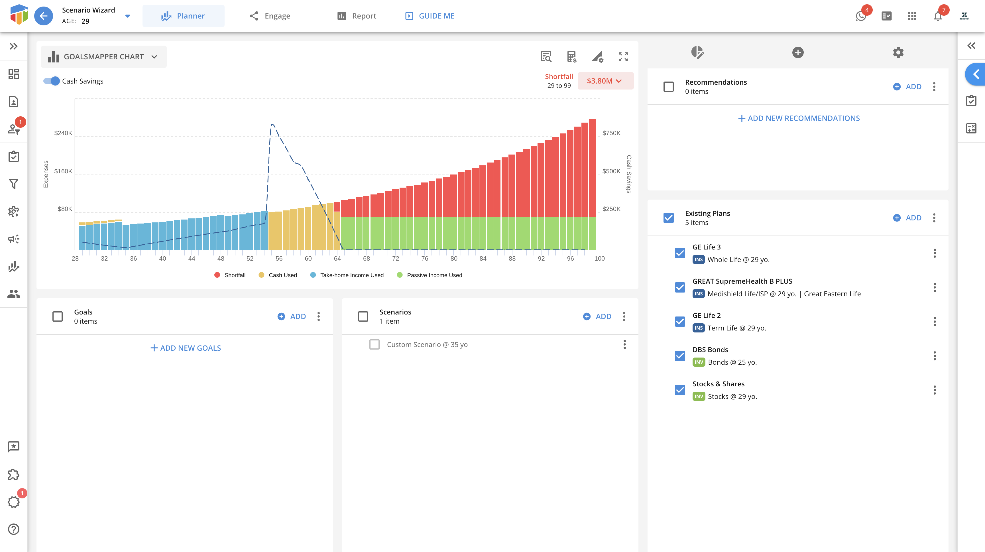 Crete a scenario in seconds using the new Scenario Builder