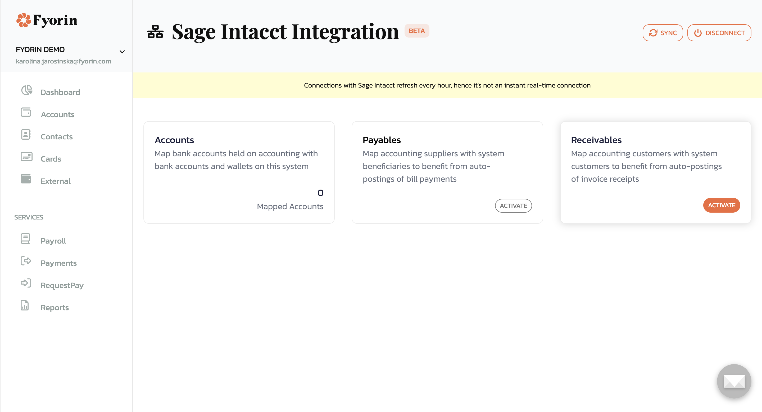 Our Automated Receivables product can be found in the side bar under 'RequestPay'