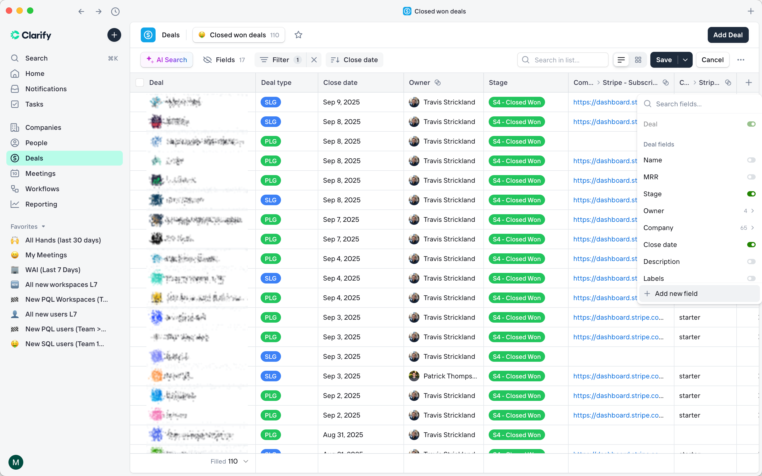 You can use fields to capture and track unique information about Deal, Company, and People records.