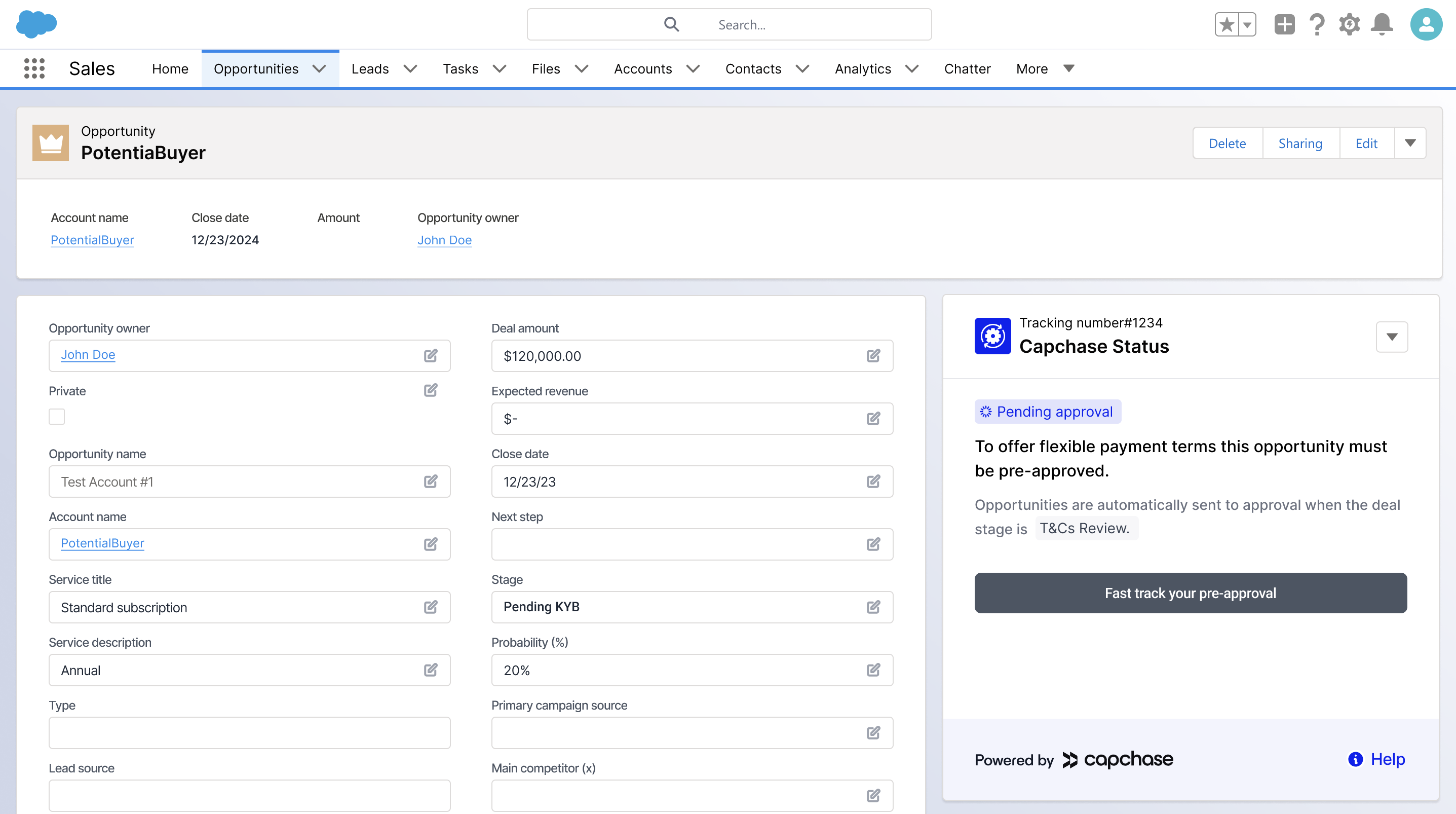 Pre-approve your deals with a single click.