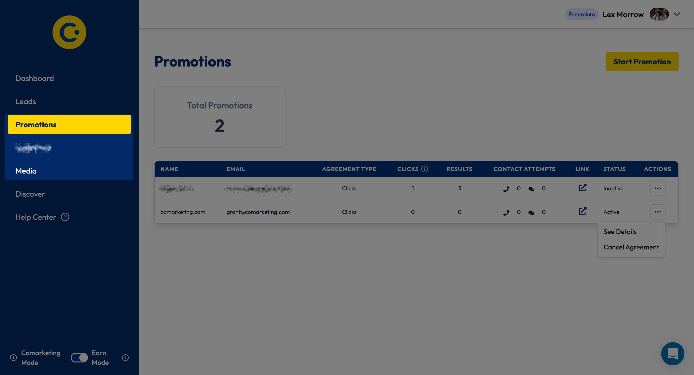 There are 2 ways to **download media**:

1. Via the **Promotion**
2. Via the **Media Library**