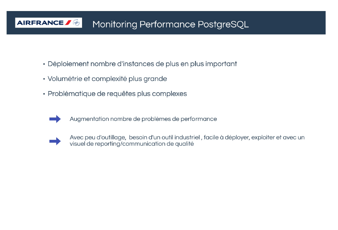 Industrialiser le monitoring des performances devient crucial pour maintenir l'efficacité et la fiabilité des systèmes PostgreSQL.

👉 *Cliquez pour continuer*