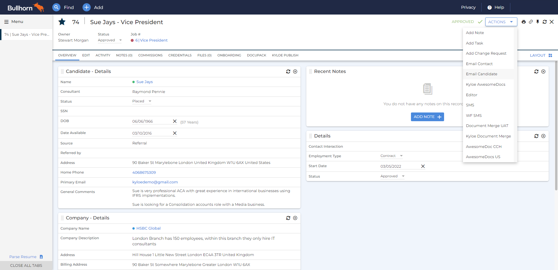 Now simply select "Kyloe AwesomeDocs".