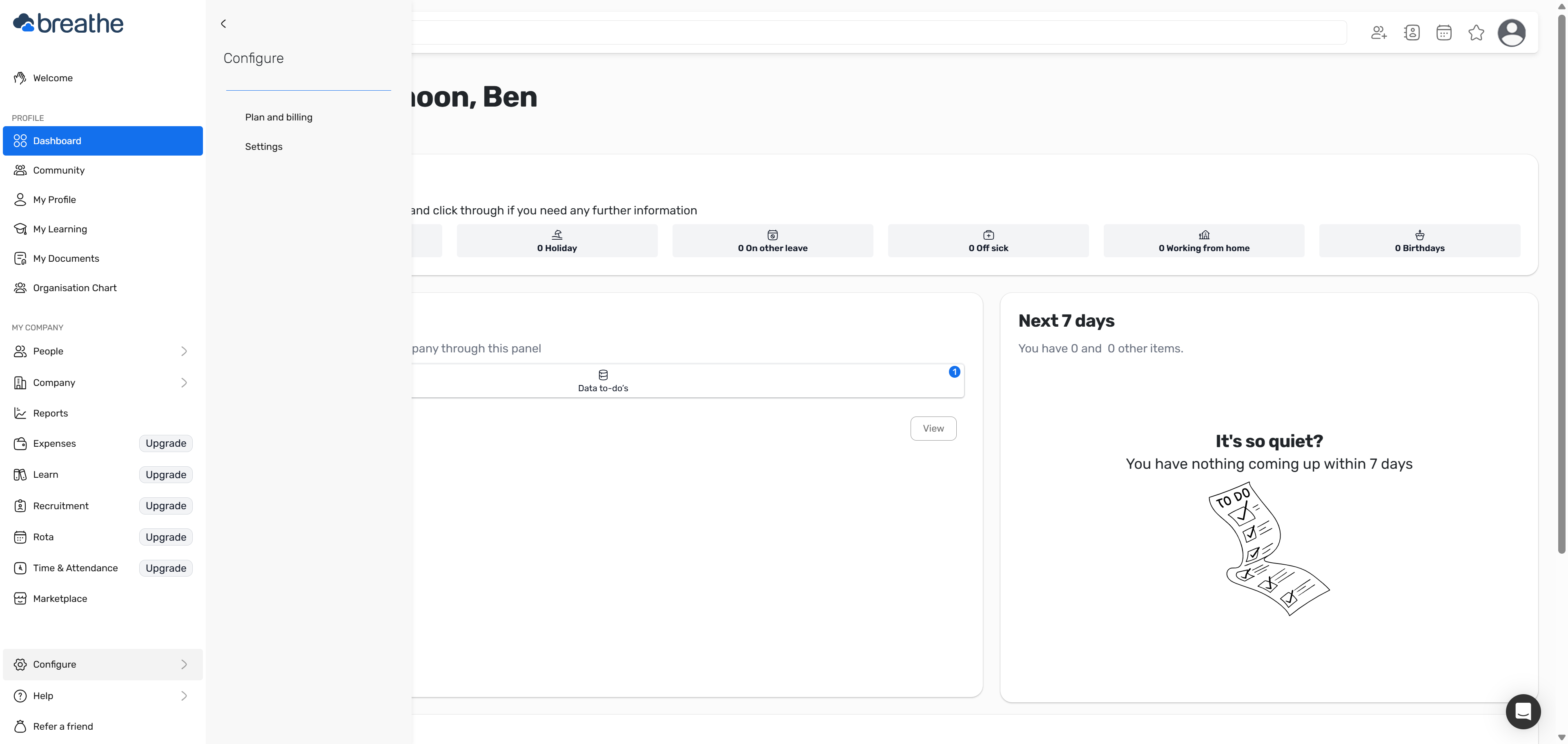 Then **Settings**