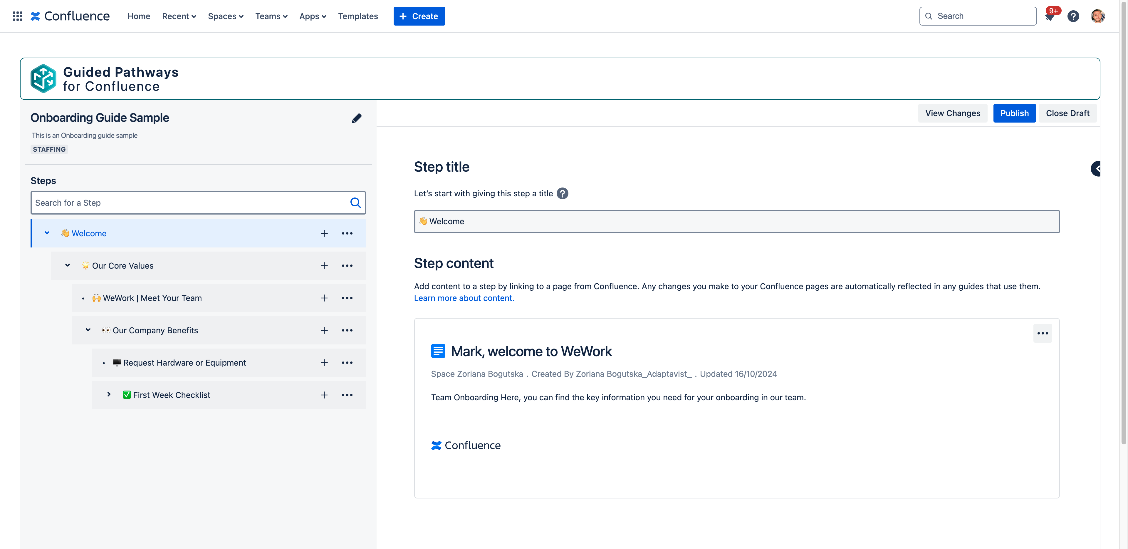 Plan your onboarding first! 
It will help you understand how each page will connect.

1. Define your audience and tailor the content to address your new hires’ specific needs and expectations.

2. Plan the structure: Organise your onboarding guide by structuring it to cater to different stages of the onboarding process. 