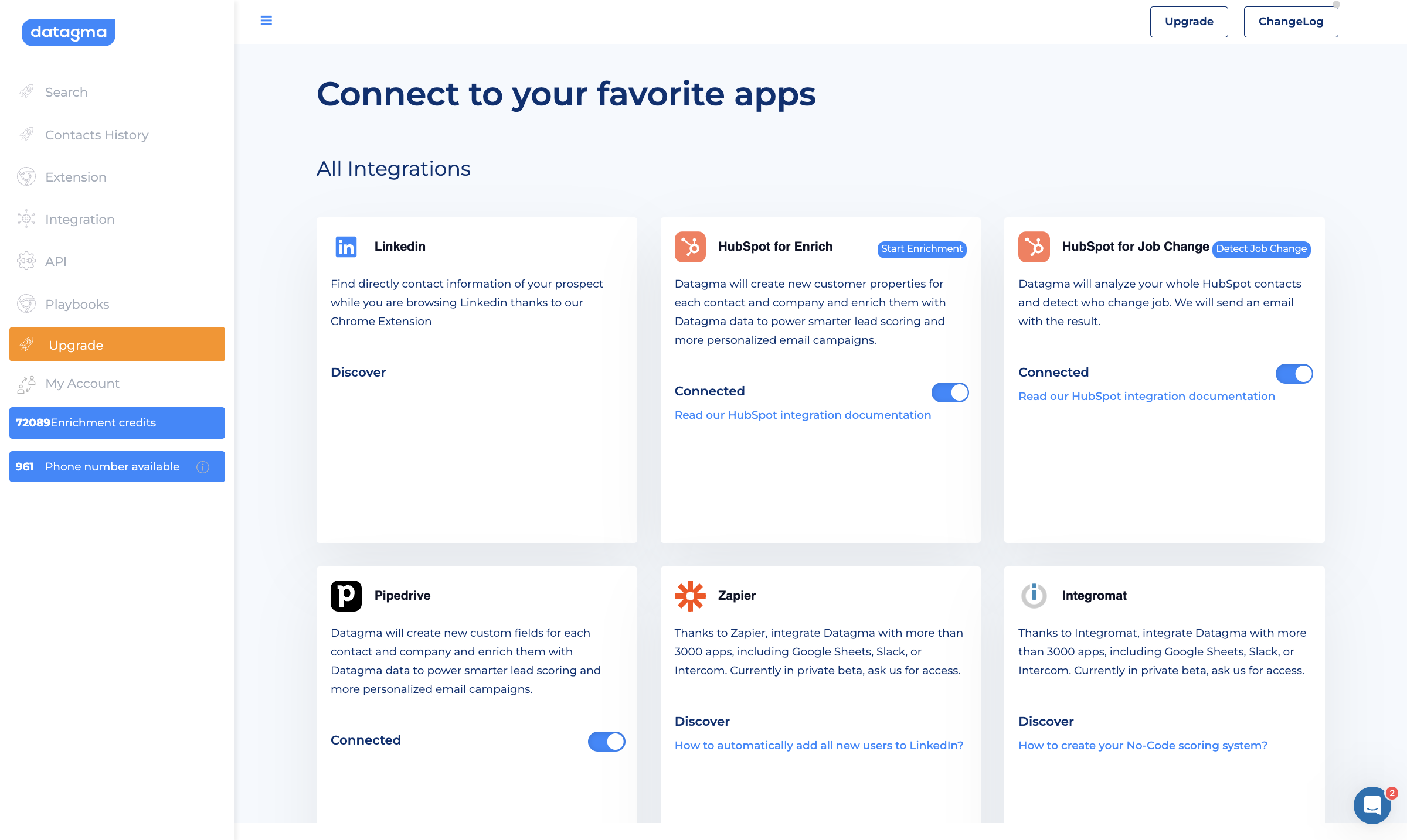 Connect your HubSpot in one click