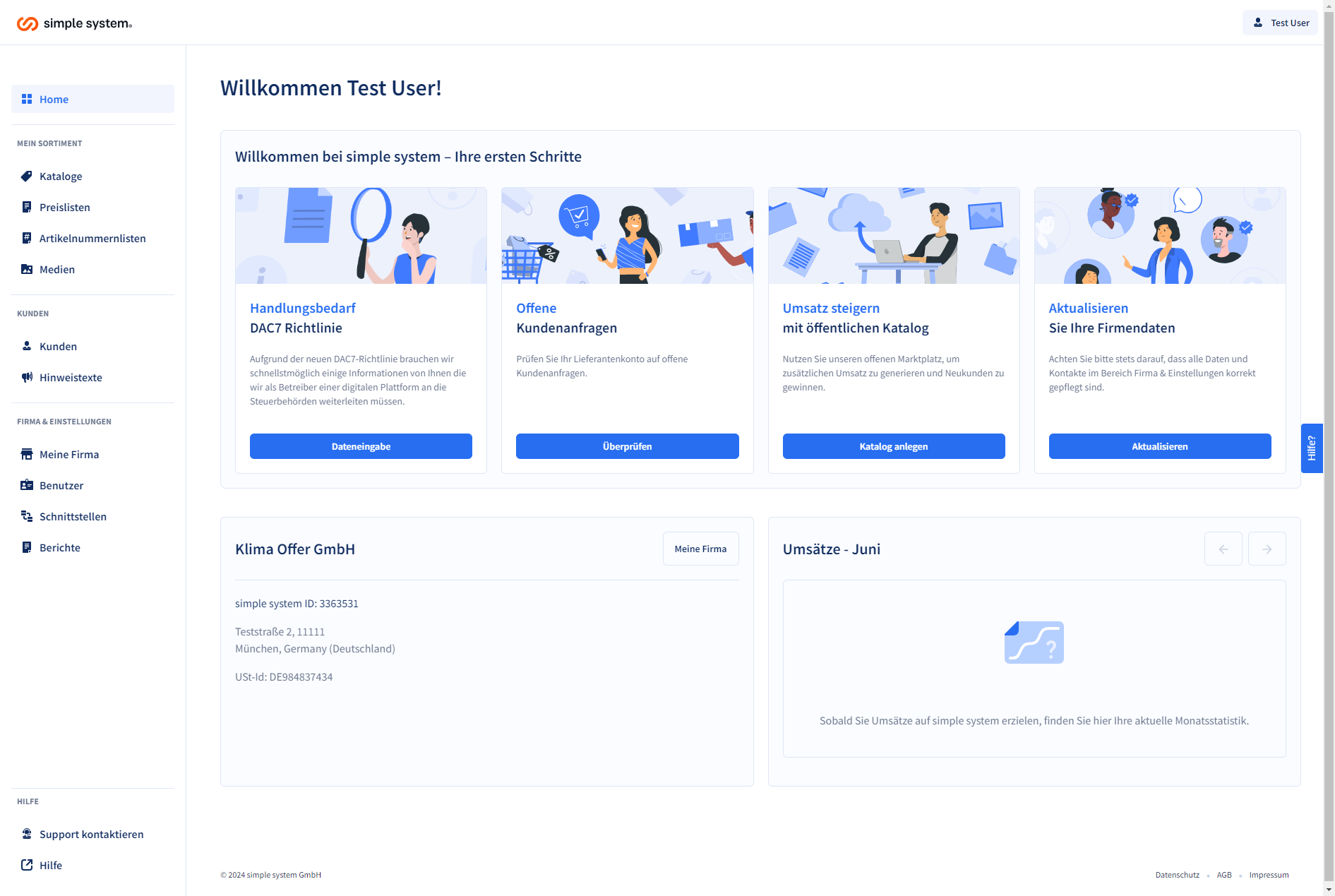 Hier erklären wir Ihnen den Bereich "Benutzer".