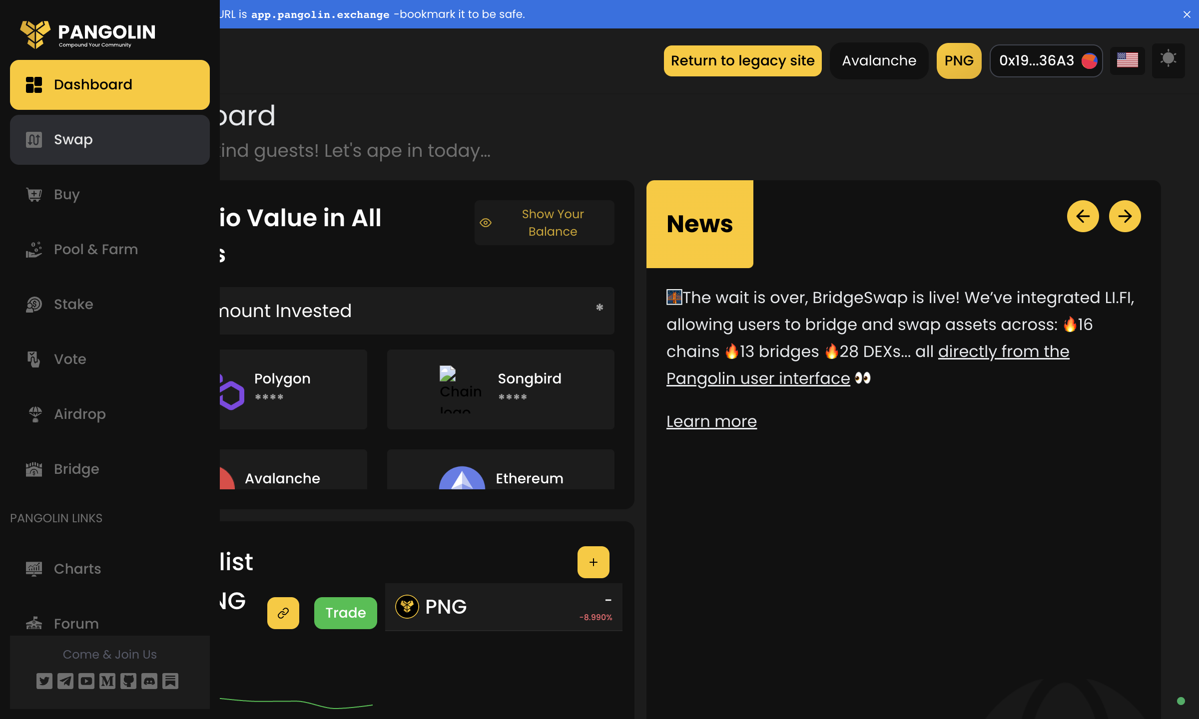 If you don't own MSTR: Connect wallet and head to Swap page

If you already own MSTR: Skip to Step 9