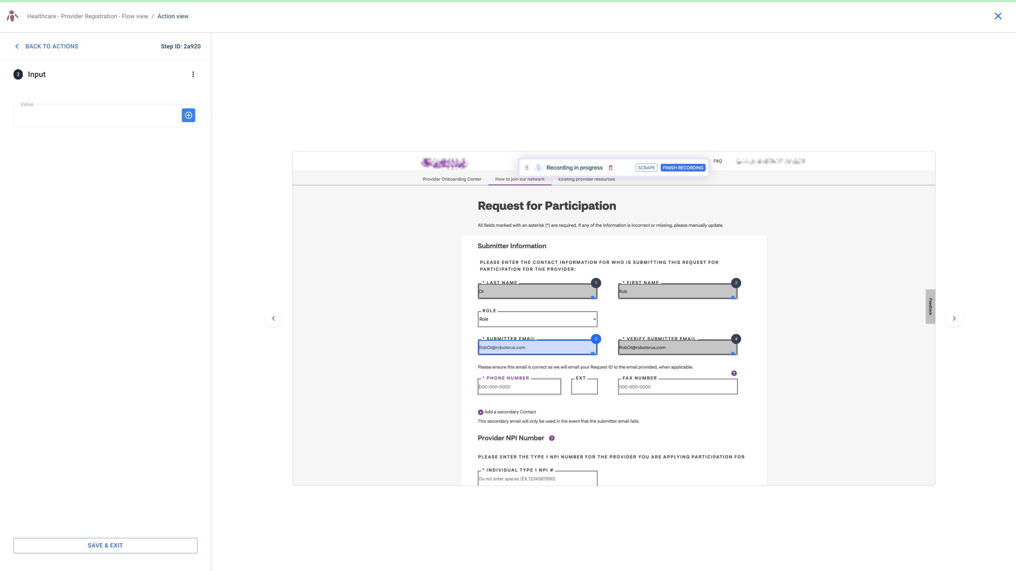Click the '+' button to create a new variable