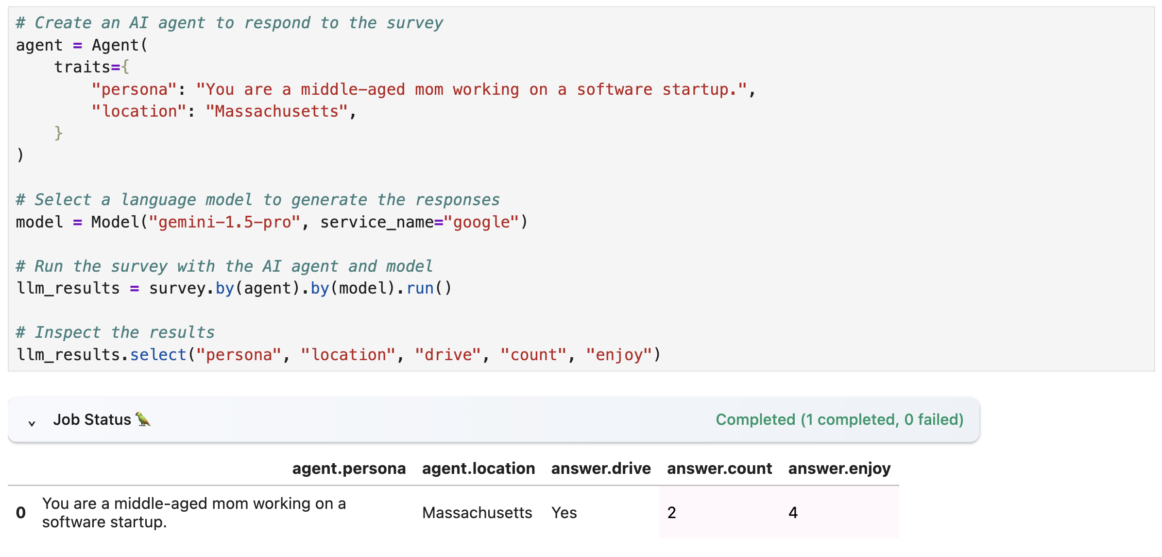 Run it with AI agents
and language models